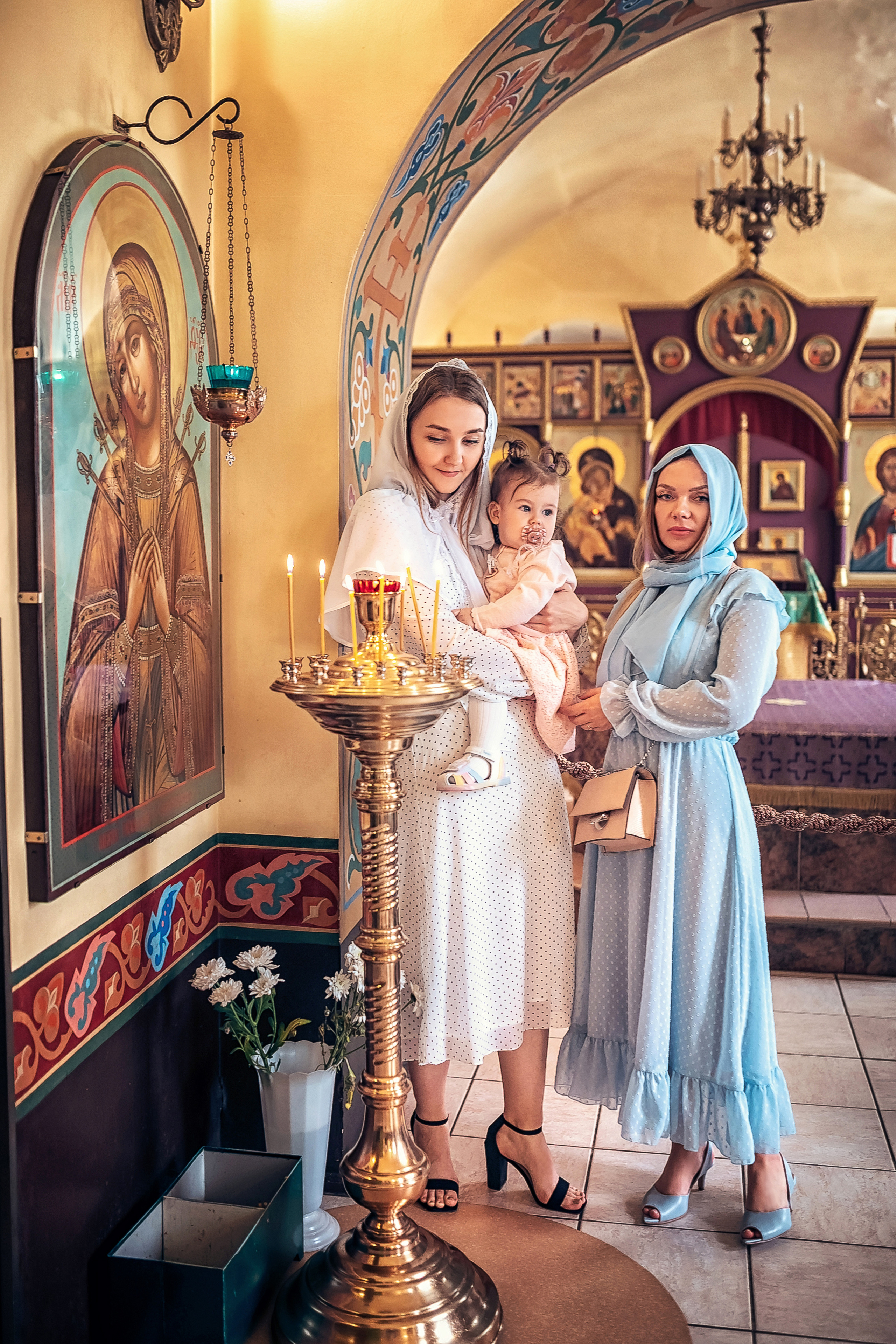 Крещение в храме Григория Неокесарийского на Большой Полянке 18.06.2022. Фотограф крещения и венчания Антонова Надежда г. Москва