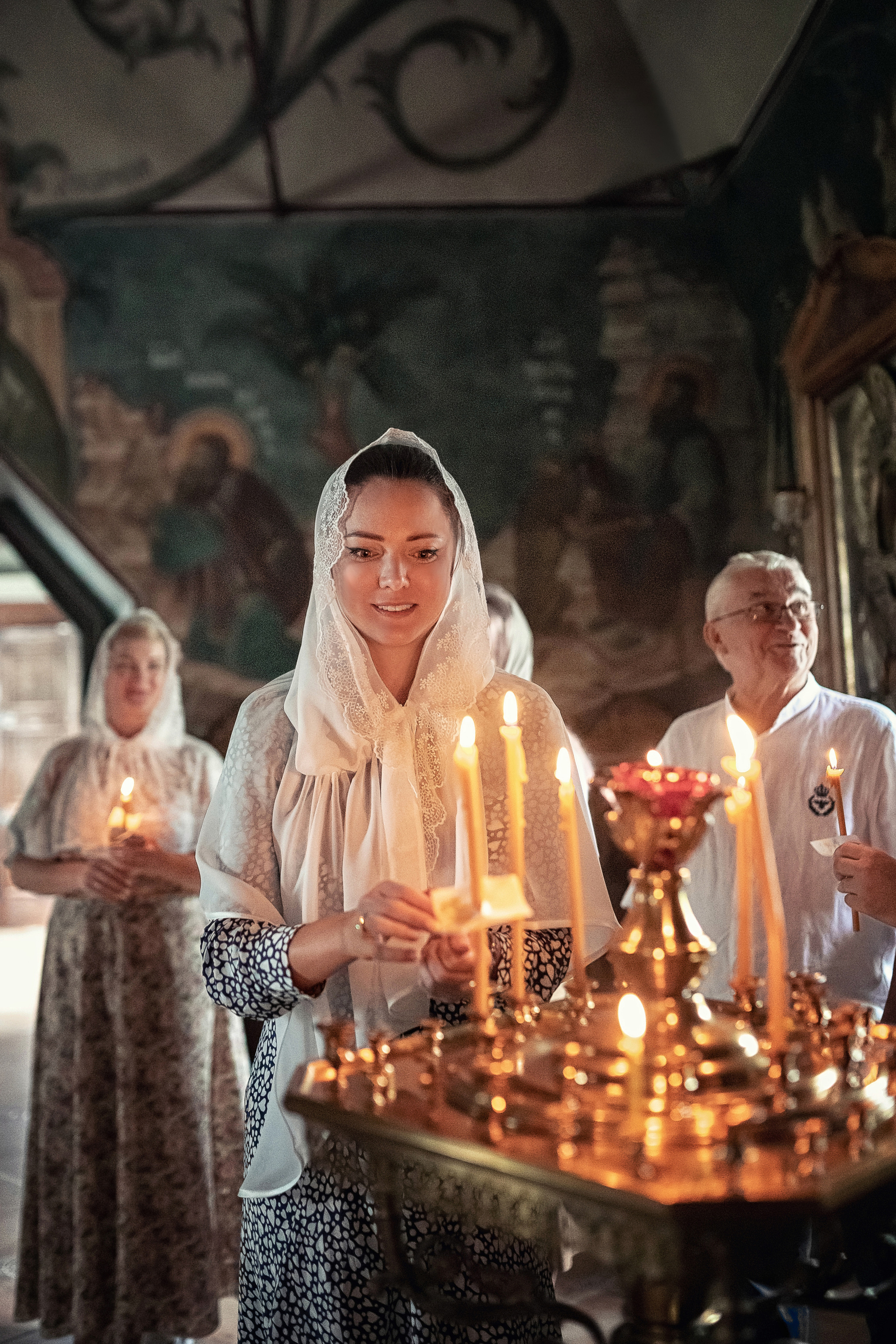 Крещение в храме Успения Пресвятой Богородицы в селе Успенское 08.08.2021. Фотограф крещения и венчания Антонова Надежда г. Москва