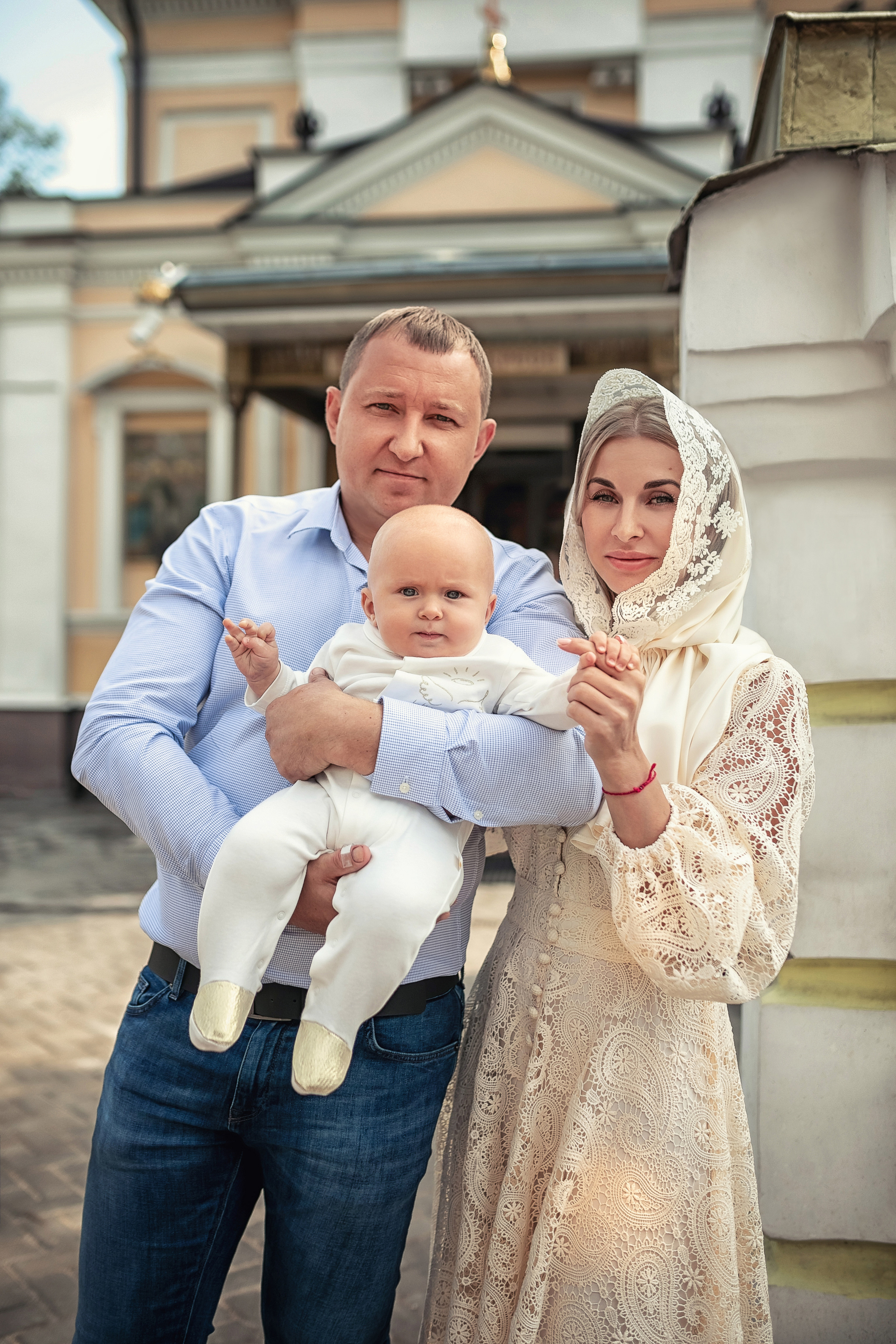 Крещение в храме Косьмы и Дамиана в Болшево 28.08.2021. Фотограф крещения и венчания Антонова Надежда г. Москва