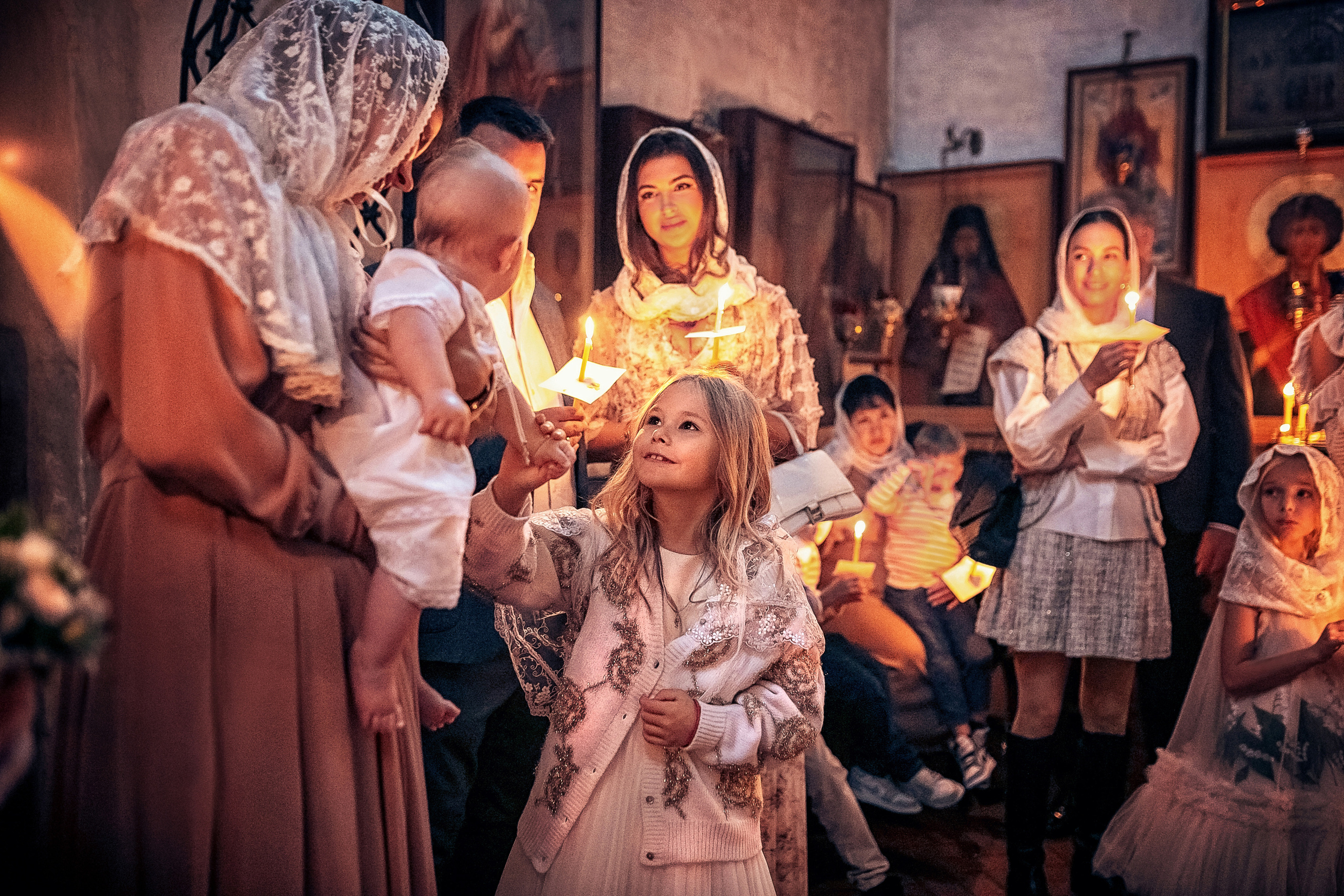 Крещение в храме Троицы Живоначальной в Троицком-Голенищеве 18.09.2022. Фотограф крещения и венчания Антонова Надежда г. Москва