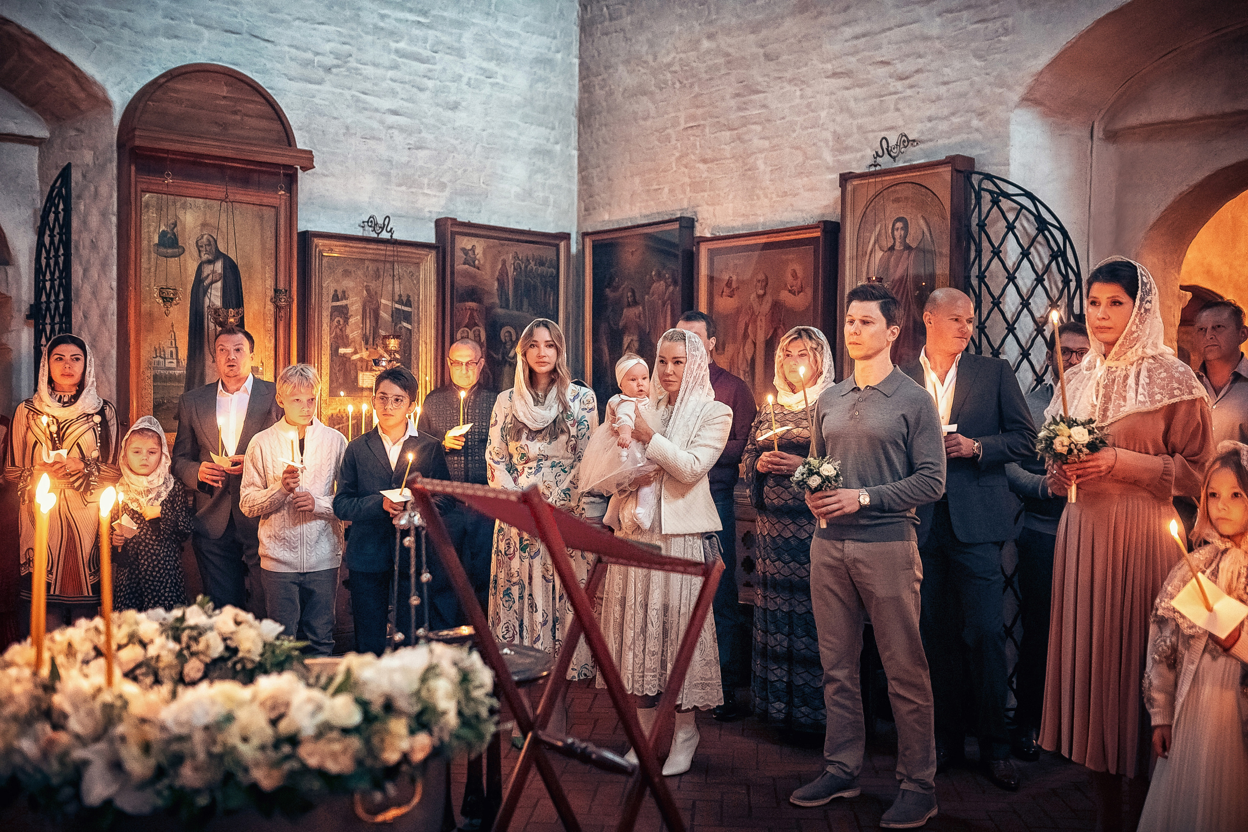 Крещение в храме Троицы Живоначальной в Троицком-Голенищеве 18.09.2022. Фотограф крещения и венчания Антонова Надежда г. Москва