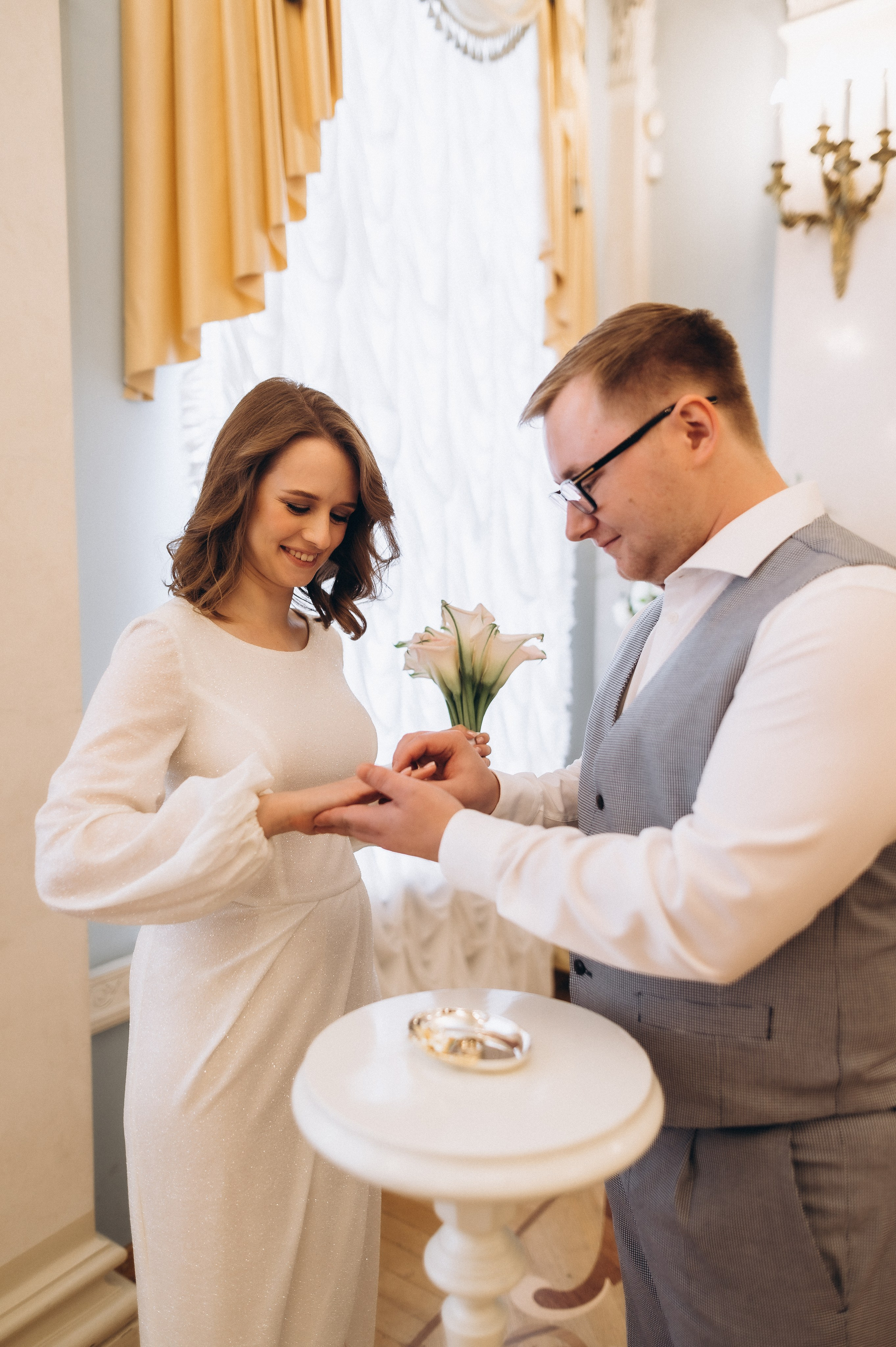 Загс+Оранжерея (камерная свадьба). Фотограф ПИТЕР СПБ Надежда Баранова