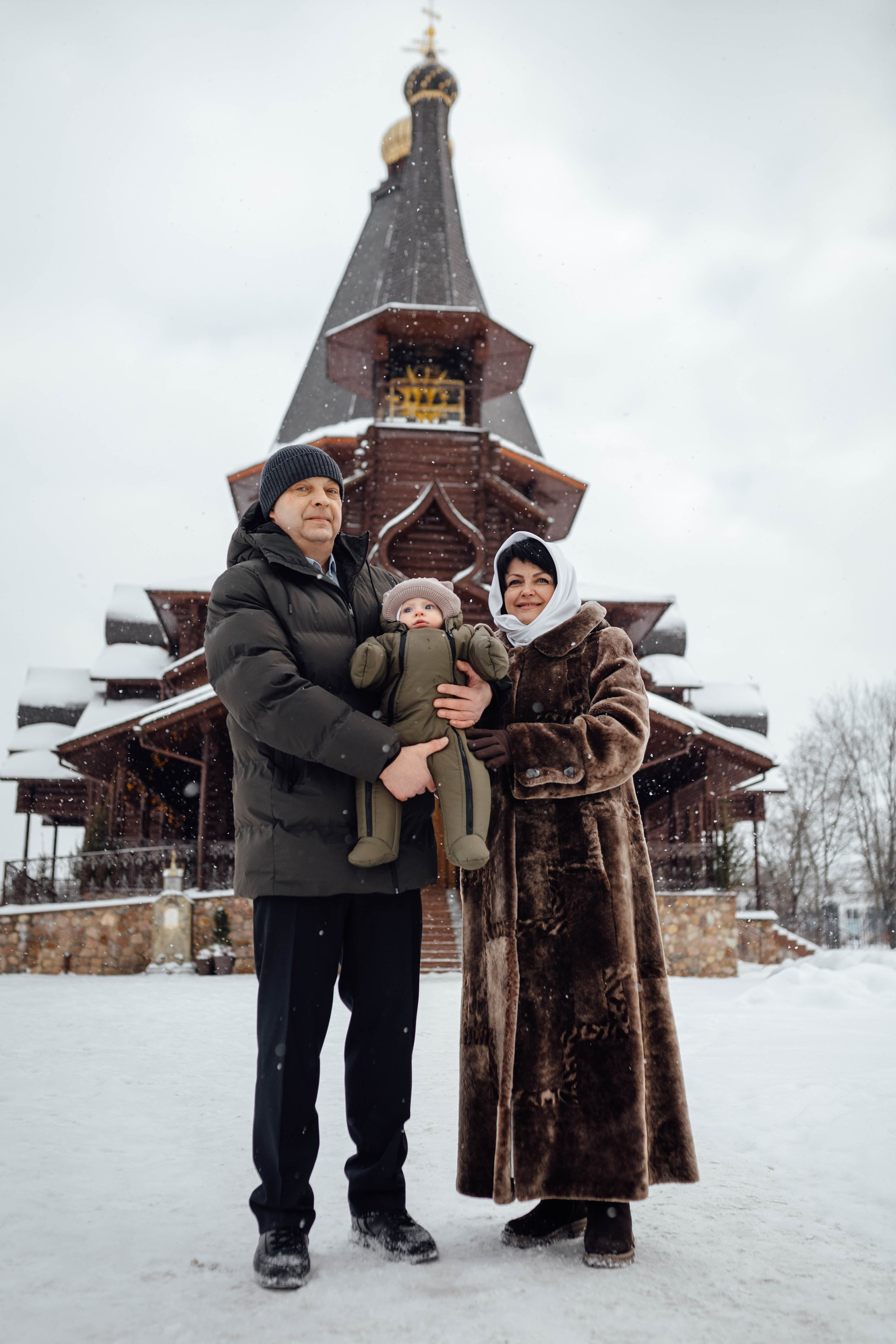 Крещение Матвея, храм Святой Троицы, декабрь 2025