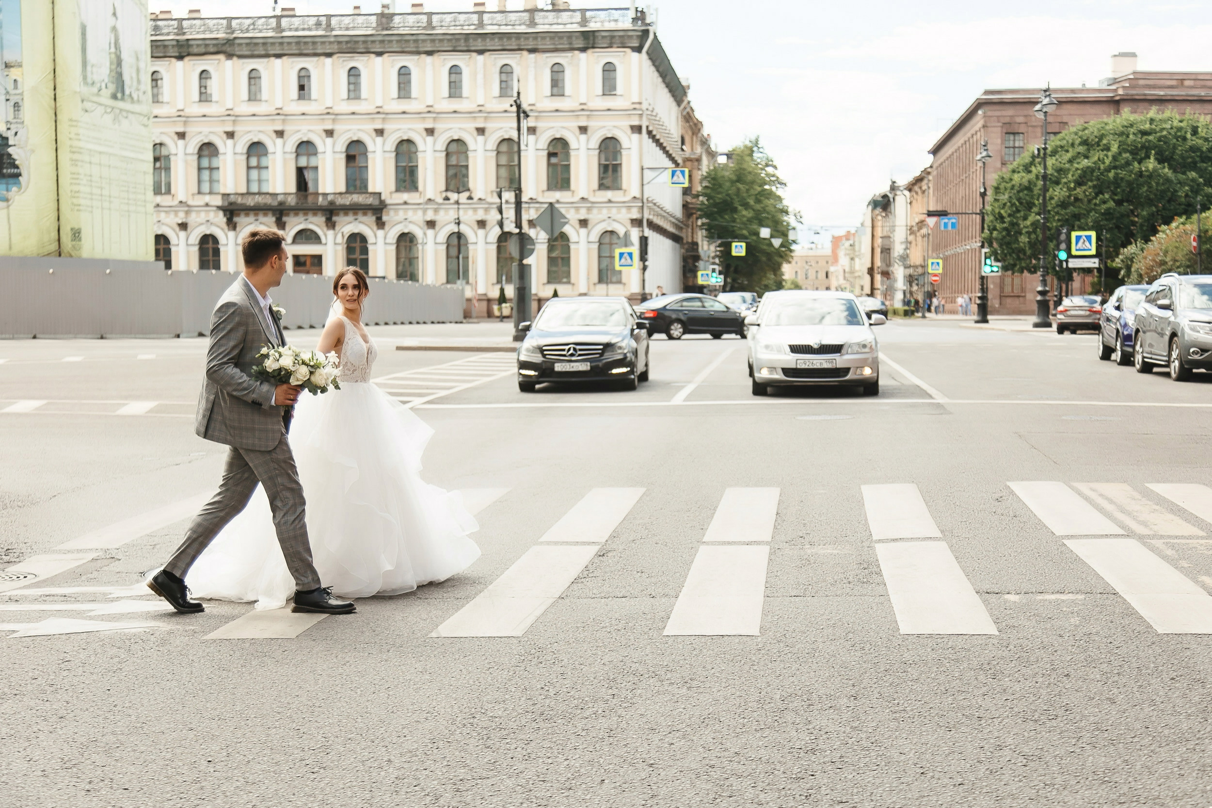 Свадьба Кости и Карины — настоящая романтика Петербурга