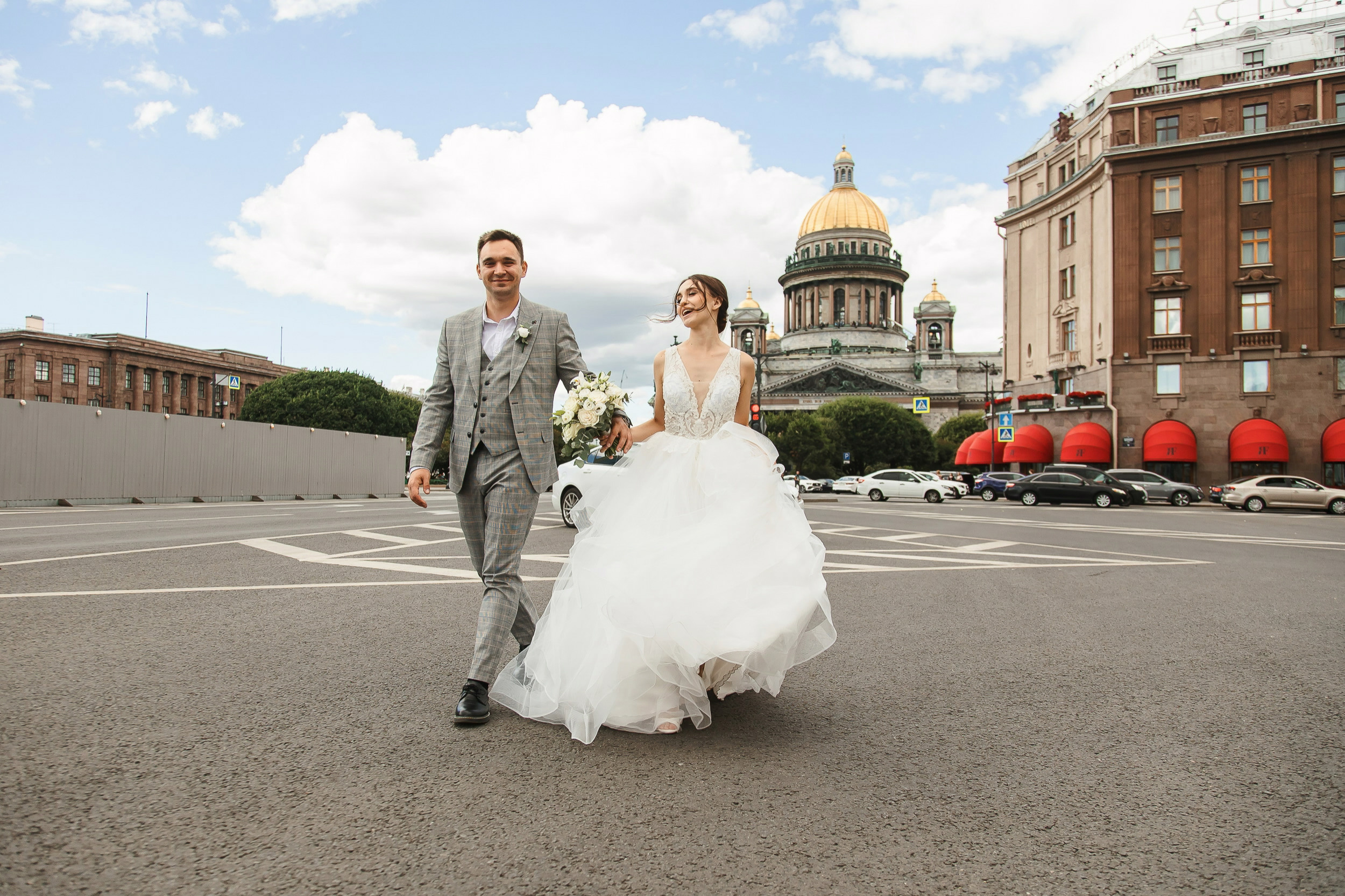 Свадьба Кости и Карины — настоящая романтика Петербурга