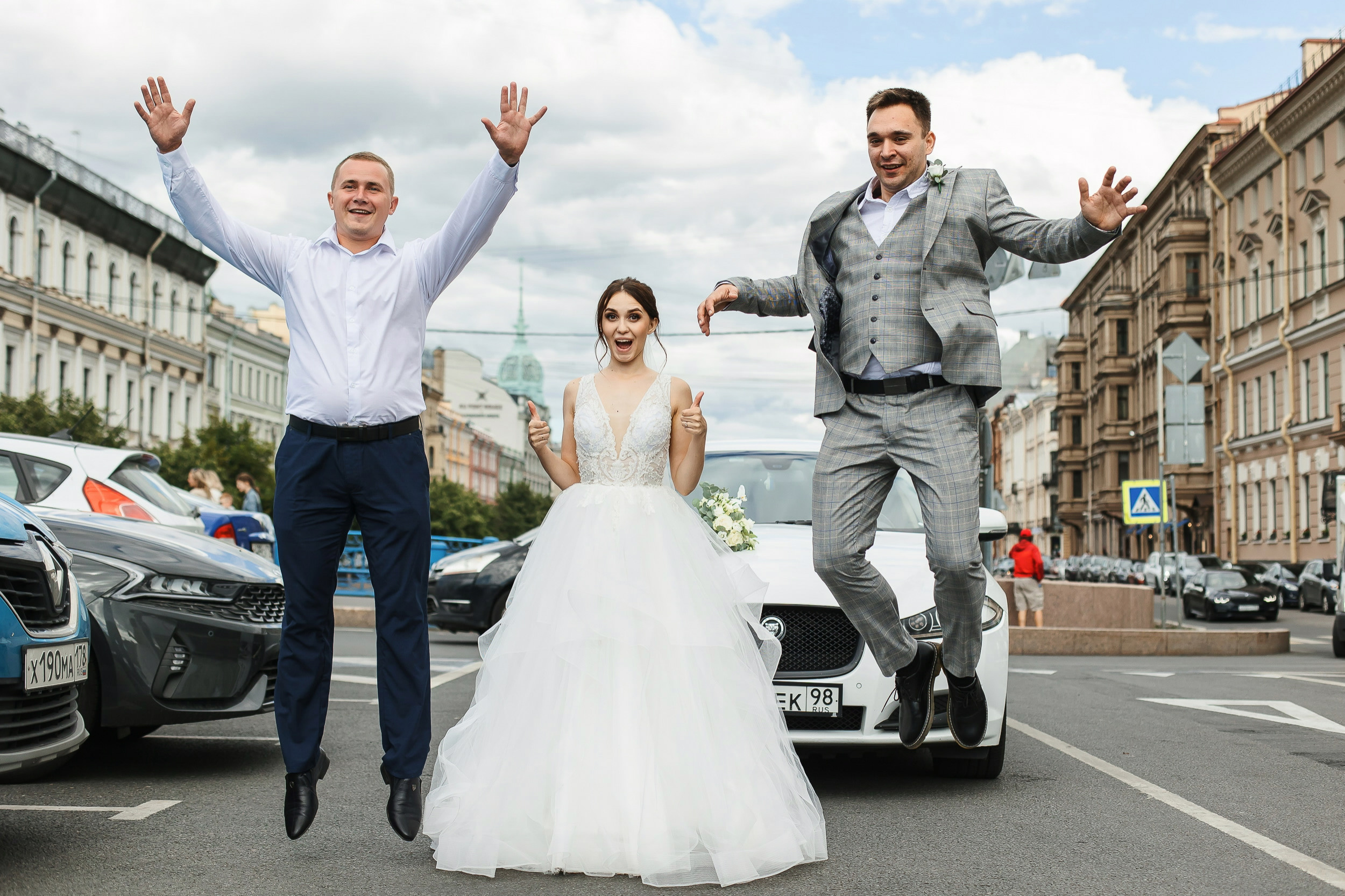 Свадьба Кости и Карины — настоящая романтика Петербурга