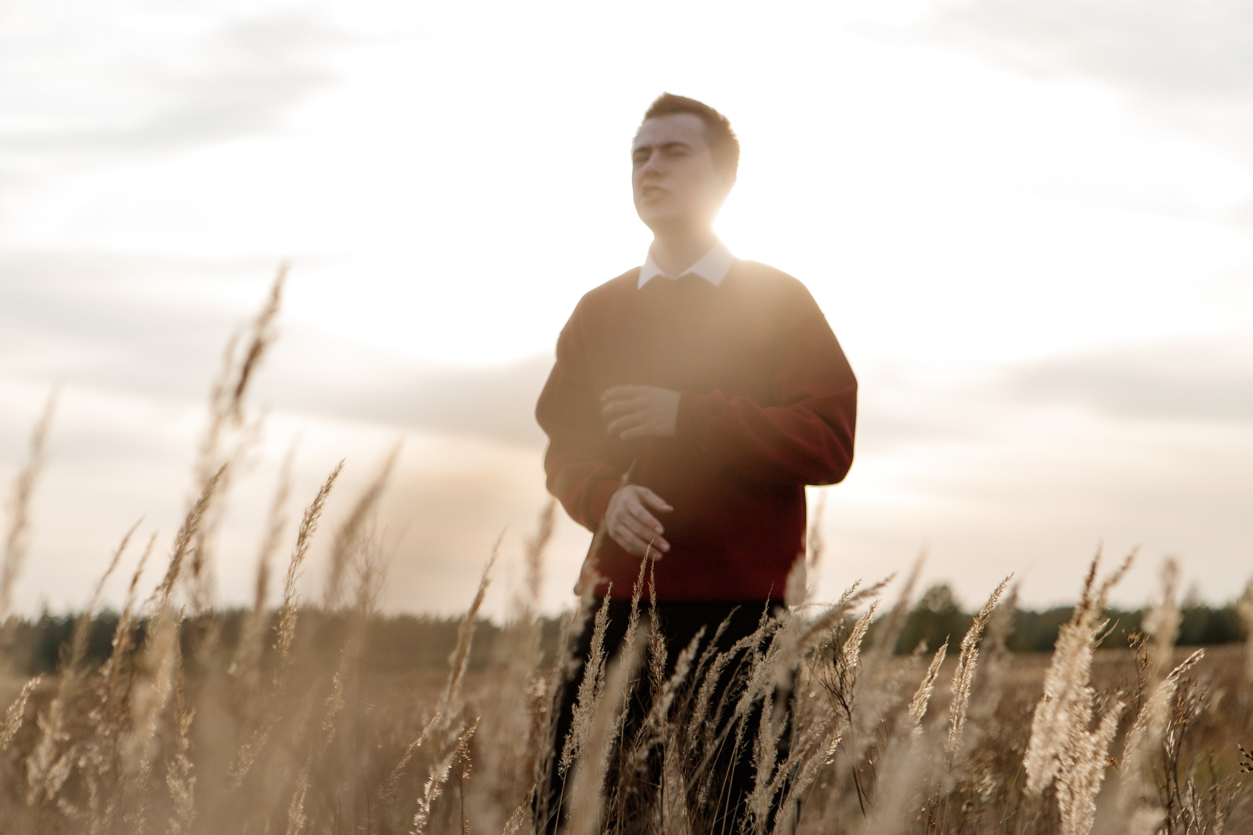 Backstage. Съемка клипа в поле. Фотограф Анастасия Кулешова