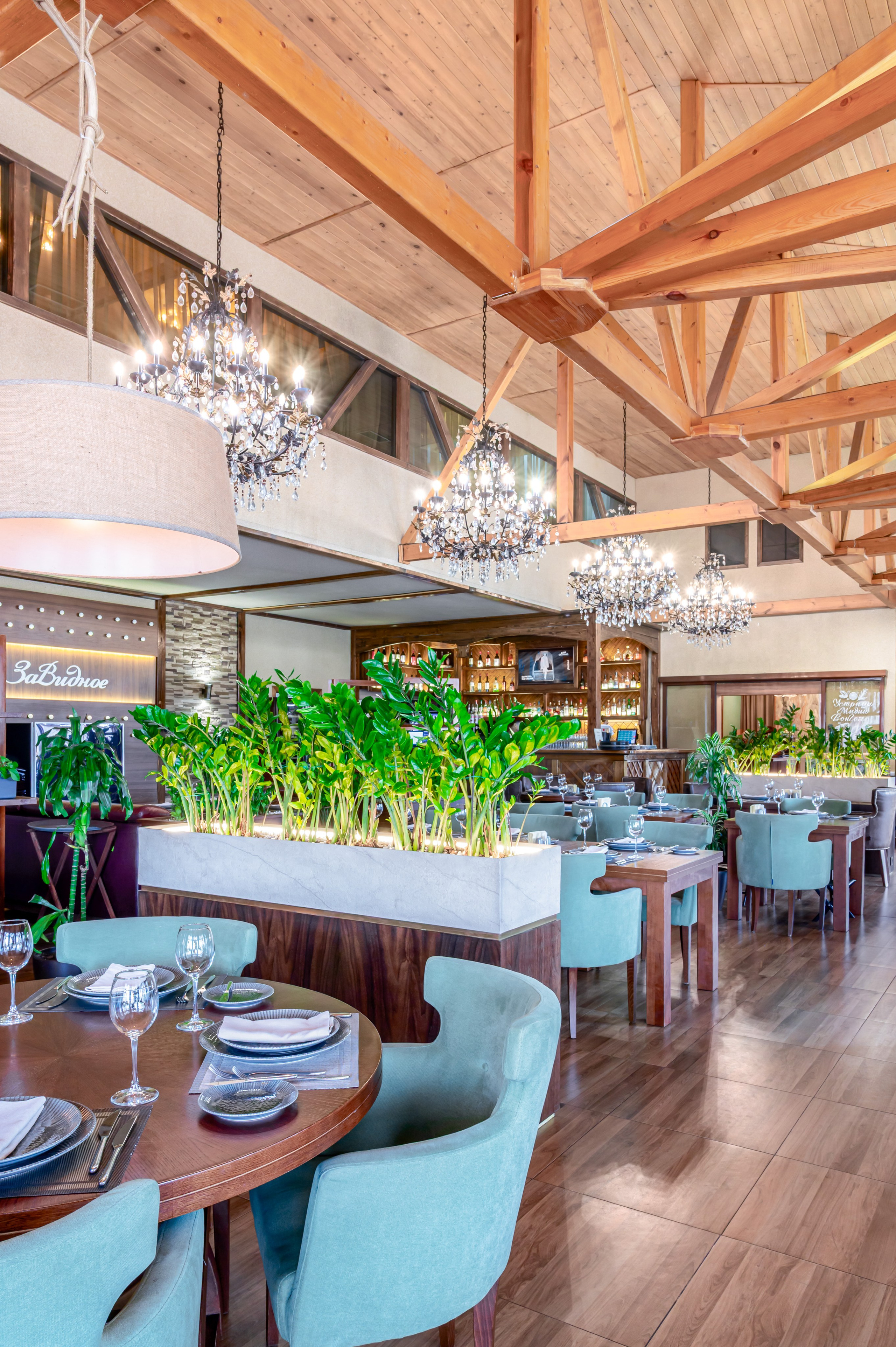 Ресторан «ЗаВидное». Интерьерный Фотограф Москва Криста FLY Труфанова