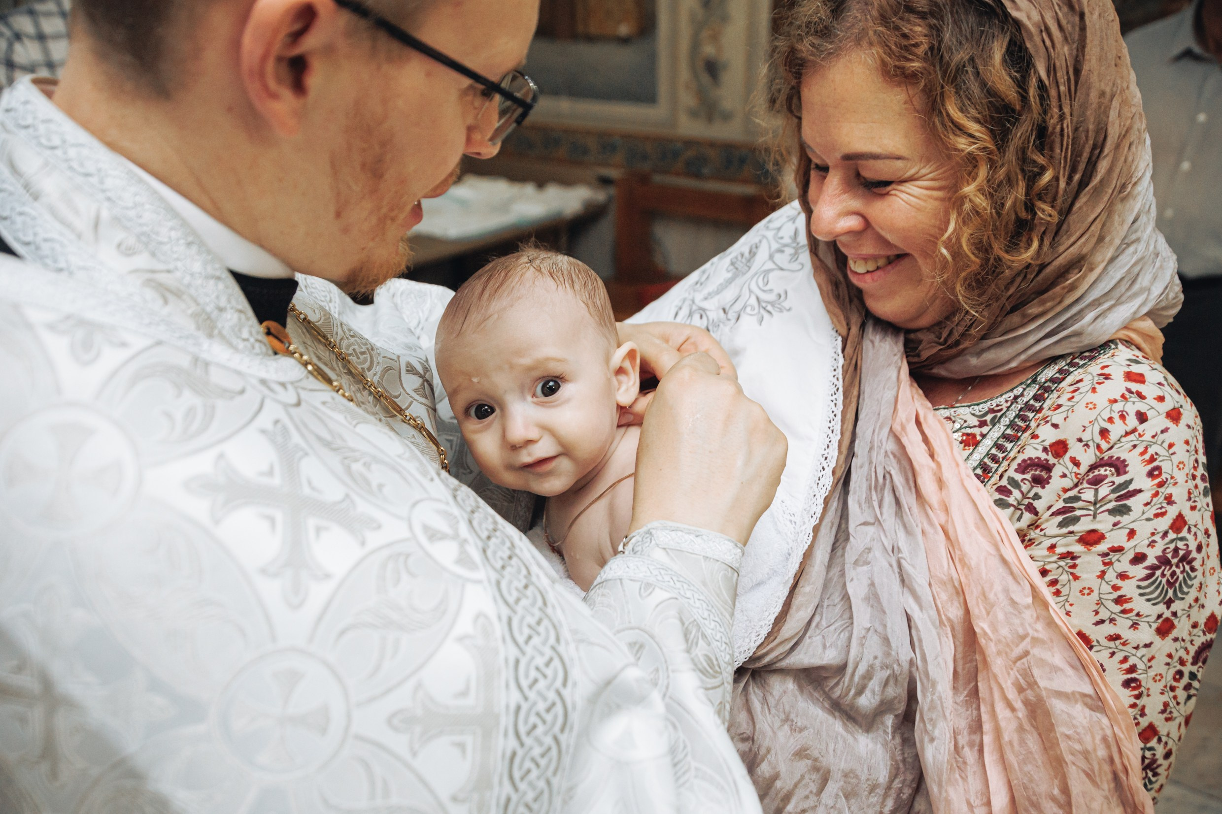 Фотосъёмка таинства крещения. Фотограф на крестины. GagarinProArt