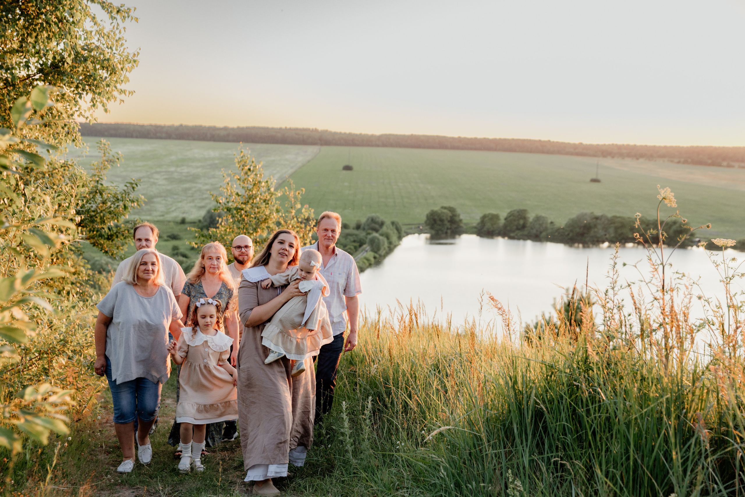 Летний вечер с семьей. Семейный фотограф документалист в Пензе Лопатинская Татья