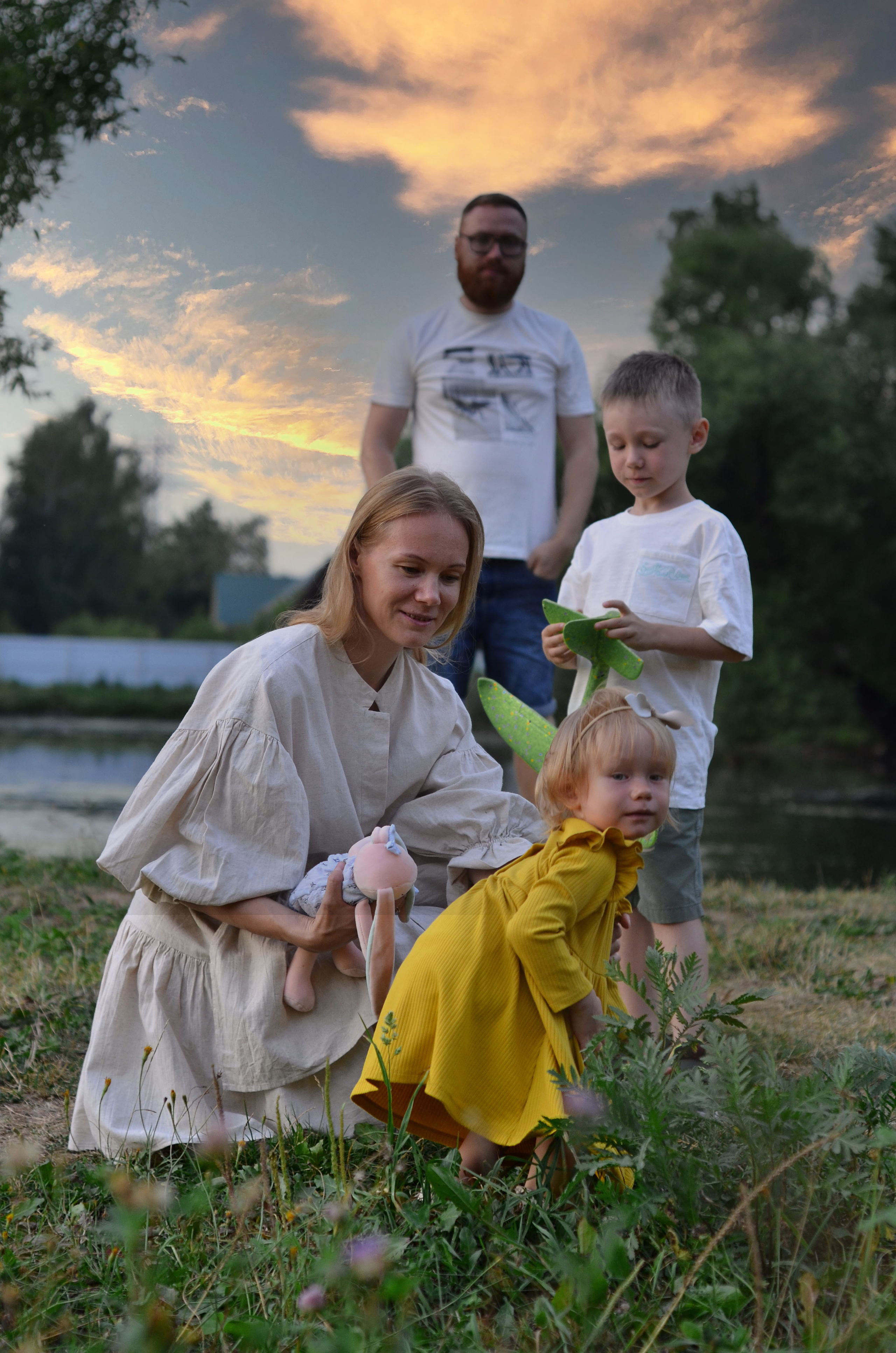 Алексей, Екатерина и их детки Гришуля и Златуля. Семейный и детский фотограф Зеленоград Кудашова Наиля