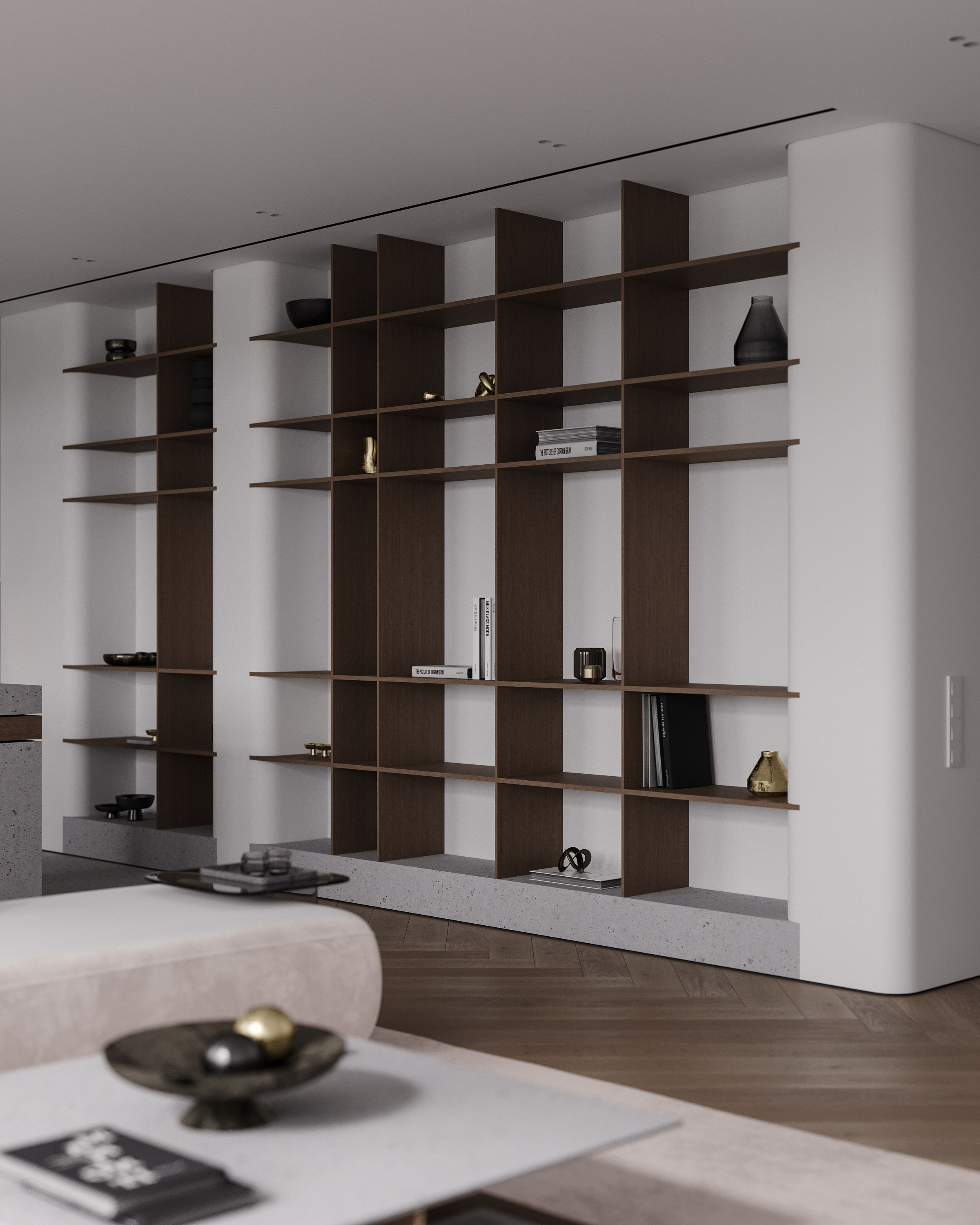 Living room. 3D визуализация интерьеров — Ирина