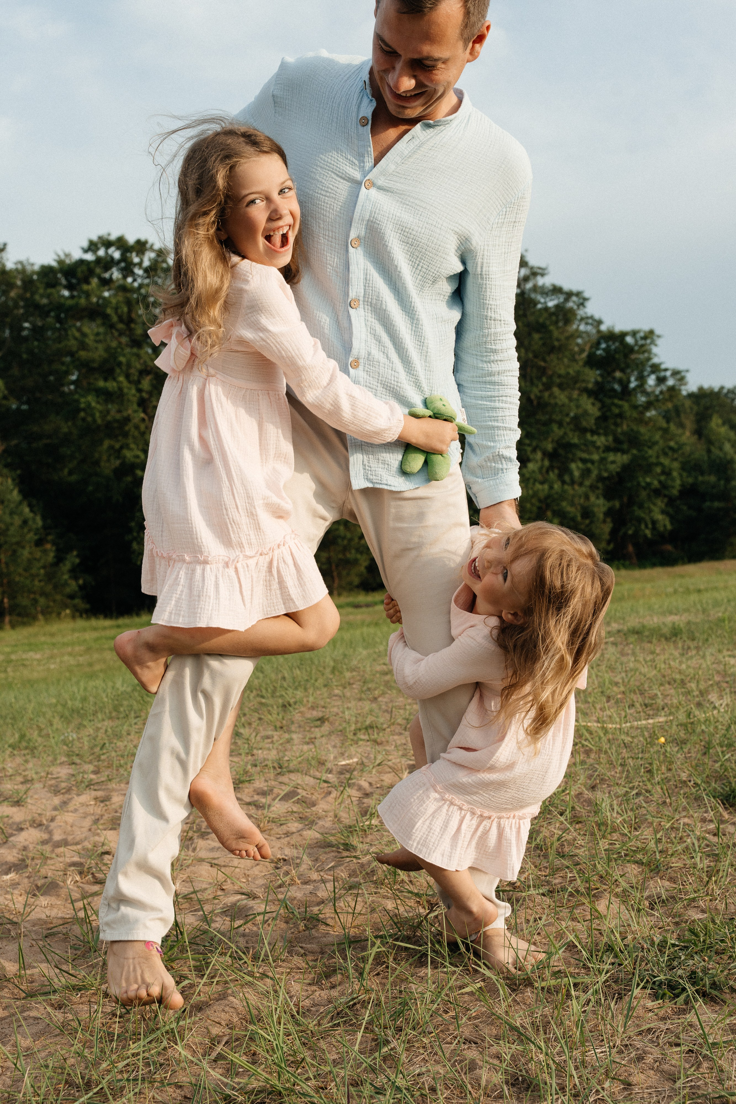 Папа, мама и три дочки. Семейный фотограф в Санкт-Петербурге Виталия Белова