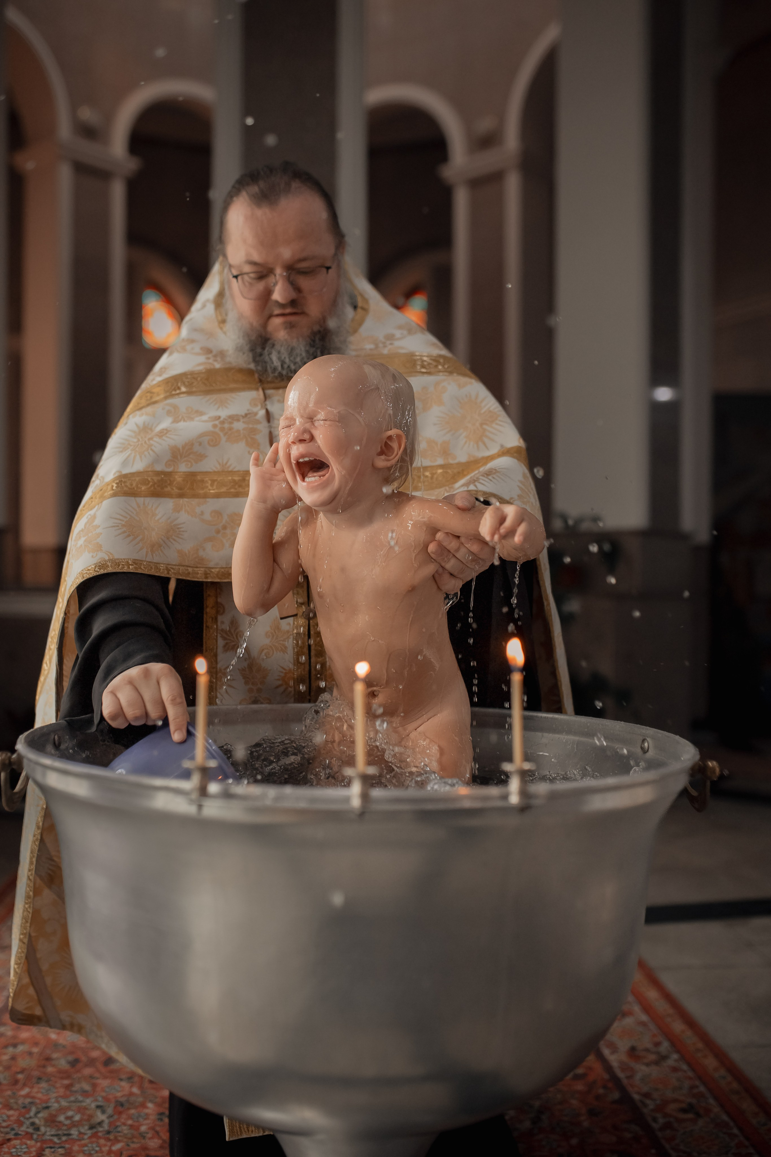 Крещение Алисы и Ксении. Фотограф на Крещение и Венчание в Ташкенте