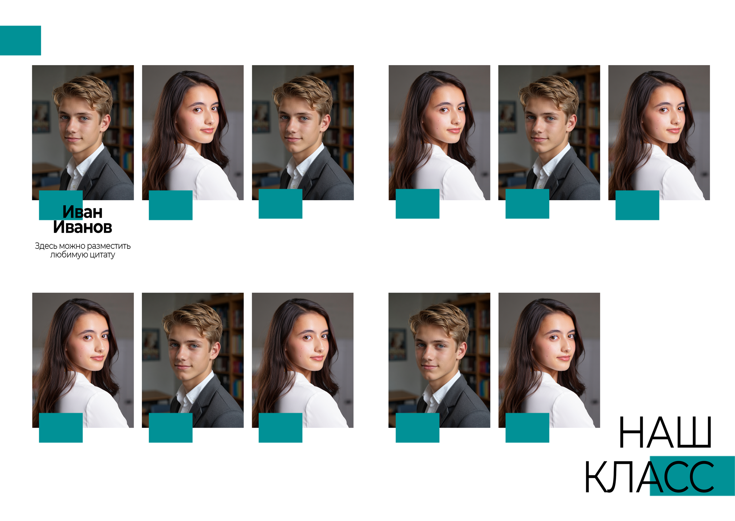 Школьный альбом МОРЕ 8 разворотов. Фотограф в Анапе Олег Зекерьяев