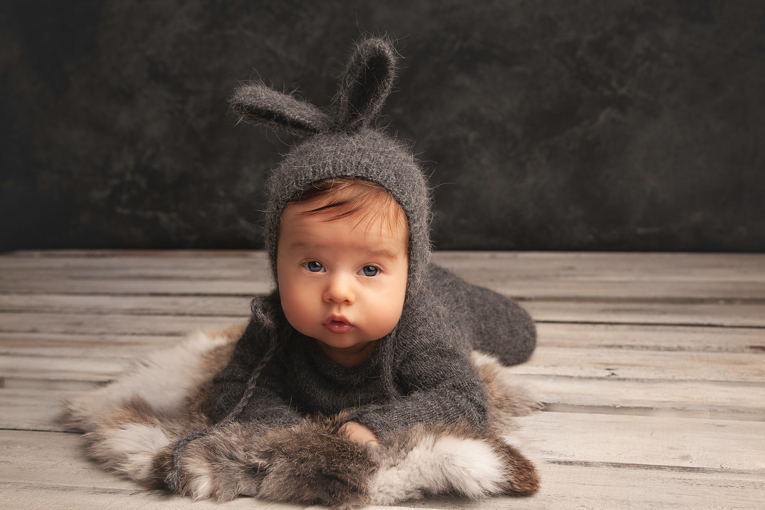 Малыши от 3 до 6 месяцев. Детский фотограф в Хабаровске Антипова Марина