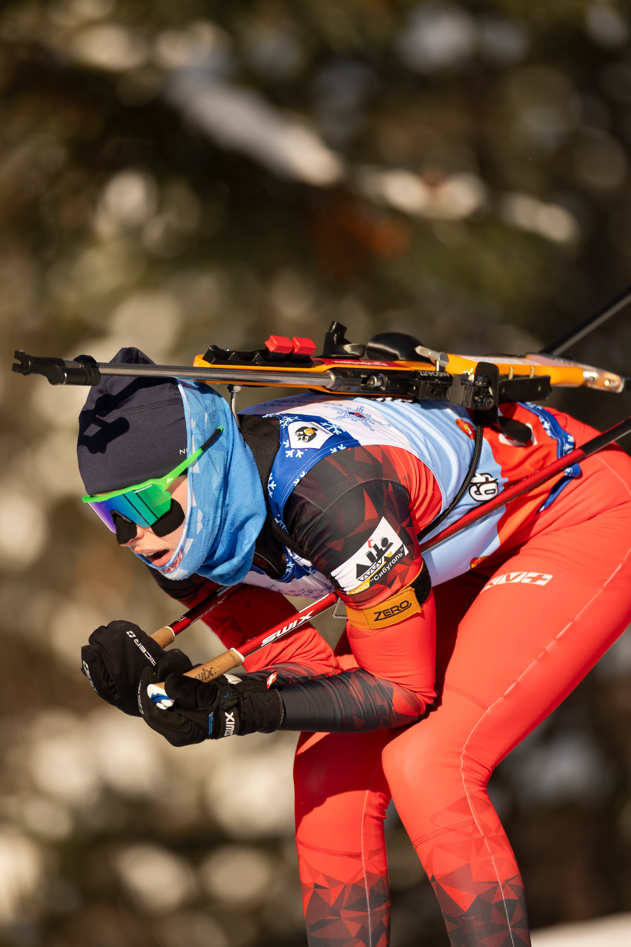 Всероссийская спартакиада по биатлону. Спринт. Женщины. Спортивный репортажный фотограф Казань Нафис Сиразетдинов