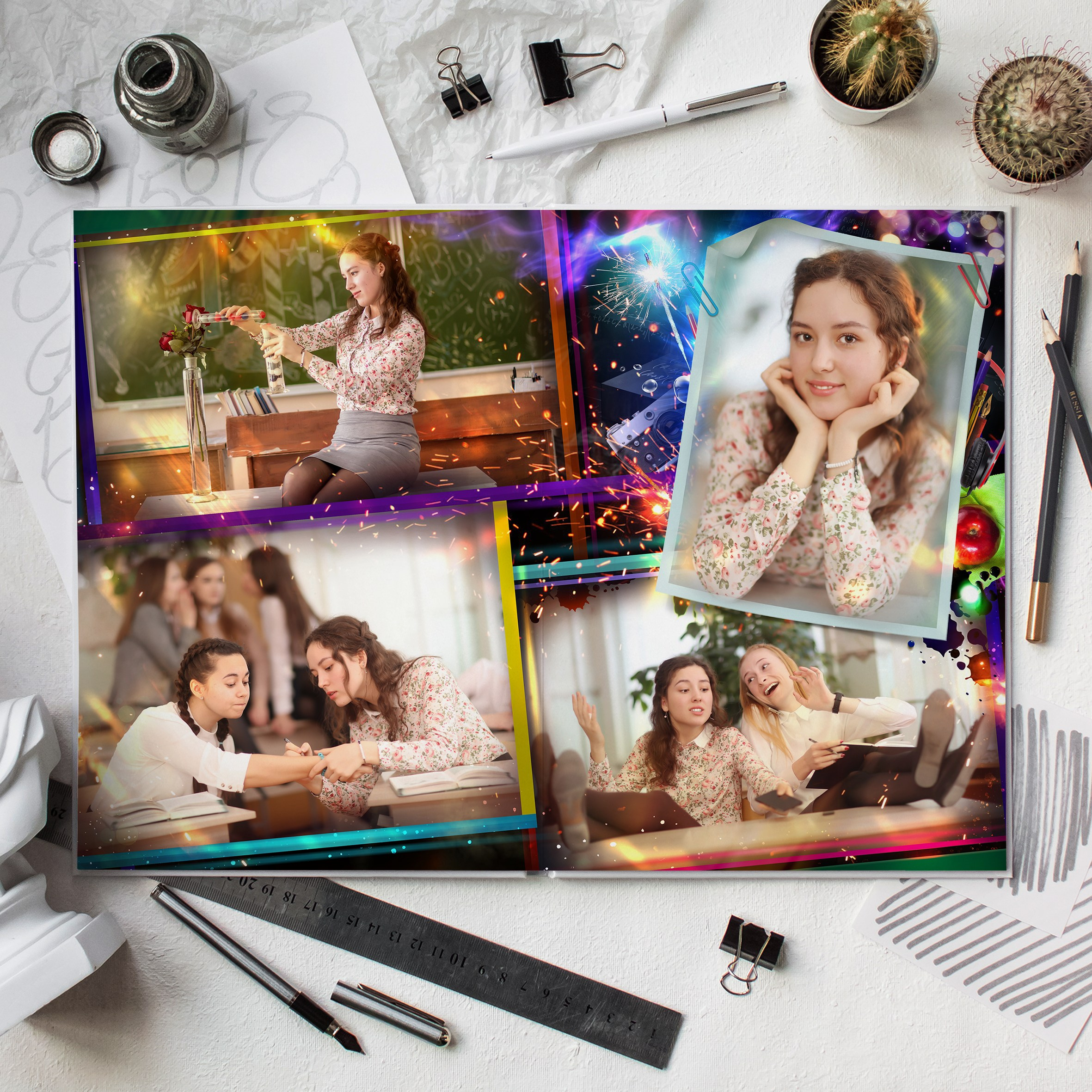 Ночной город. Современные выпускные альбомы. Мы делаем не просто альбомы, а стильные фотокниги