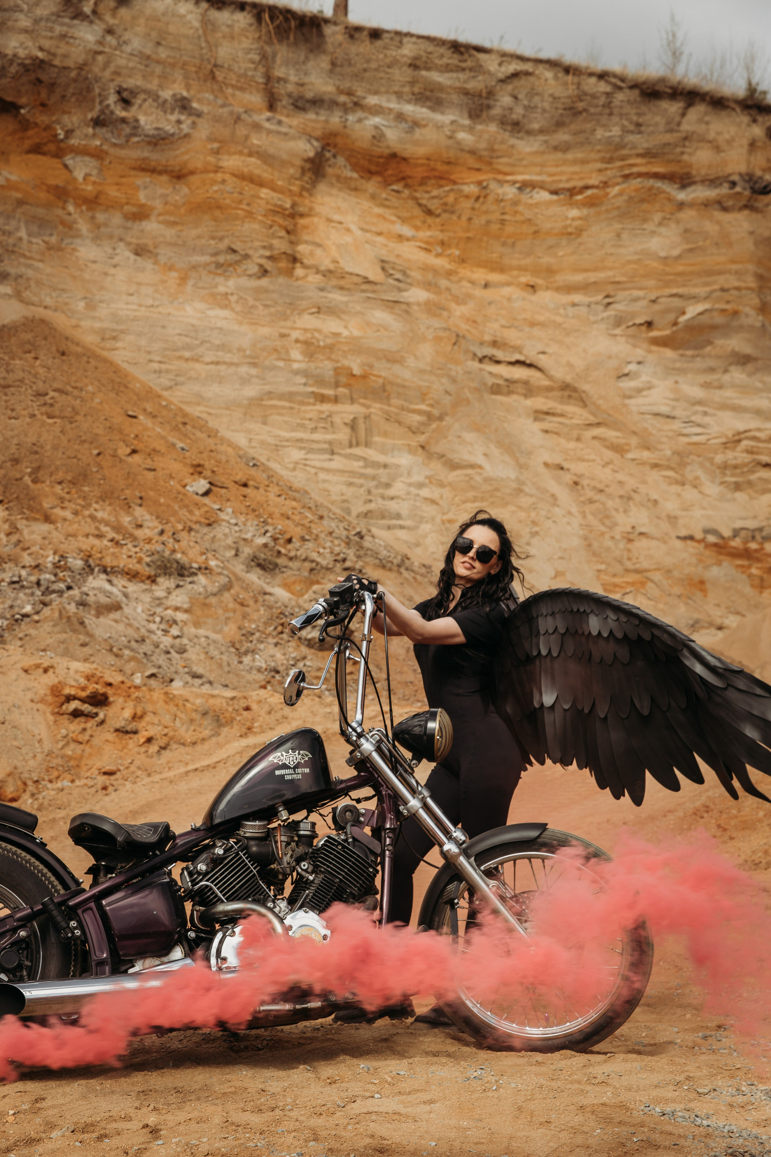 Галя. С крыльями и дымом. Семейный фотограф в Чите Татьяна Фирсова