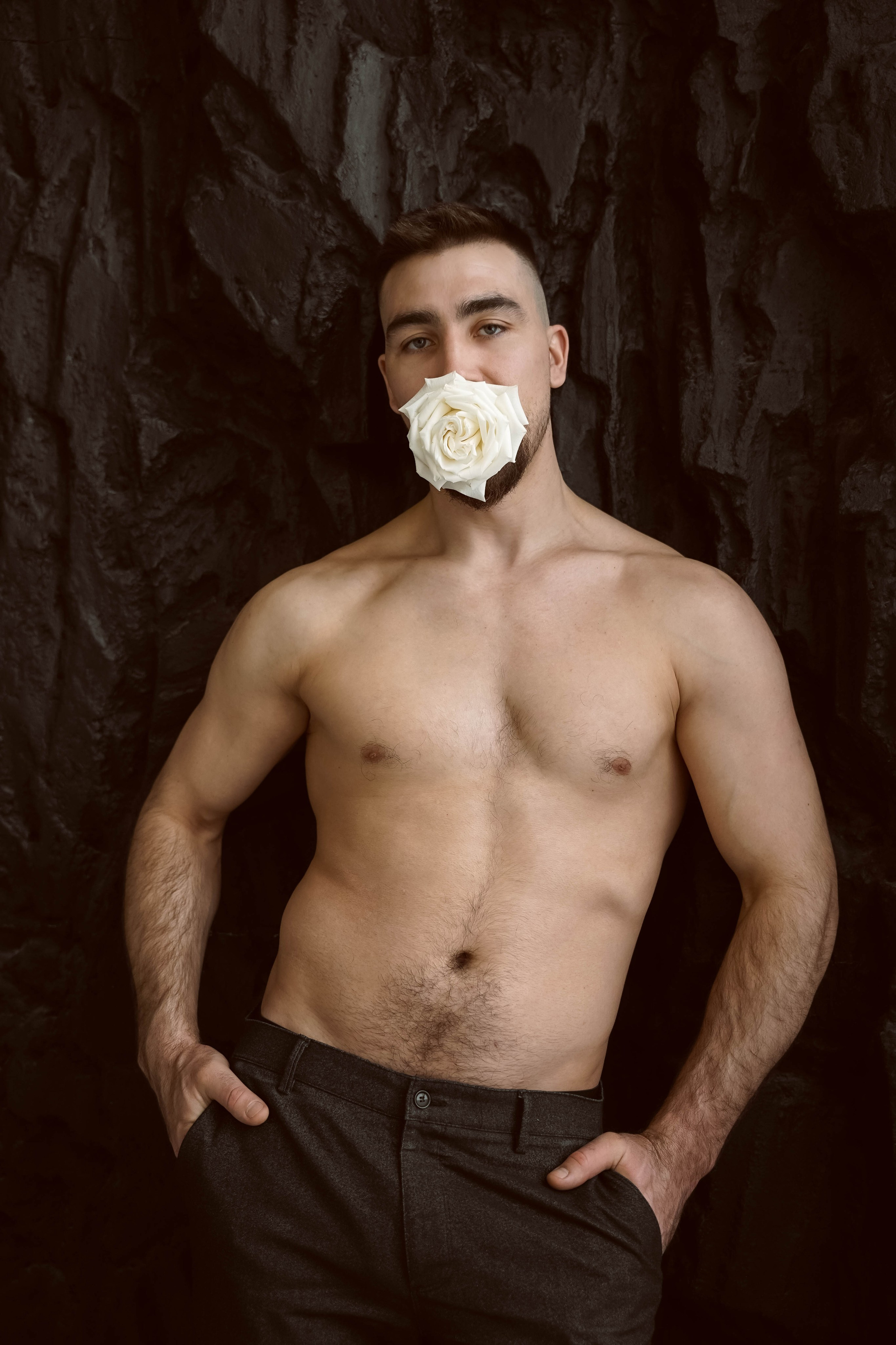 Творческая съемка для мужчины