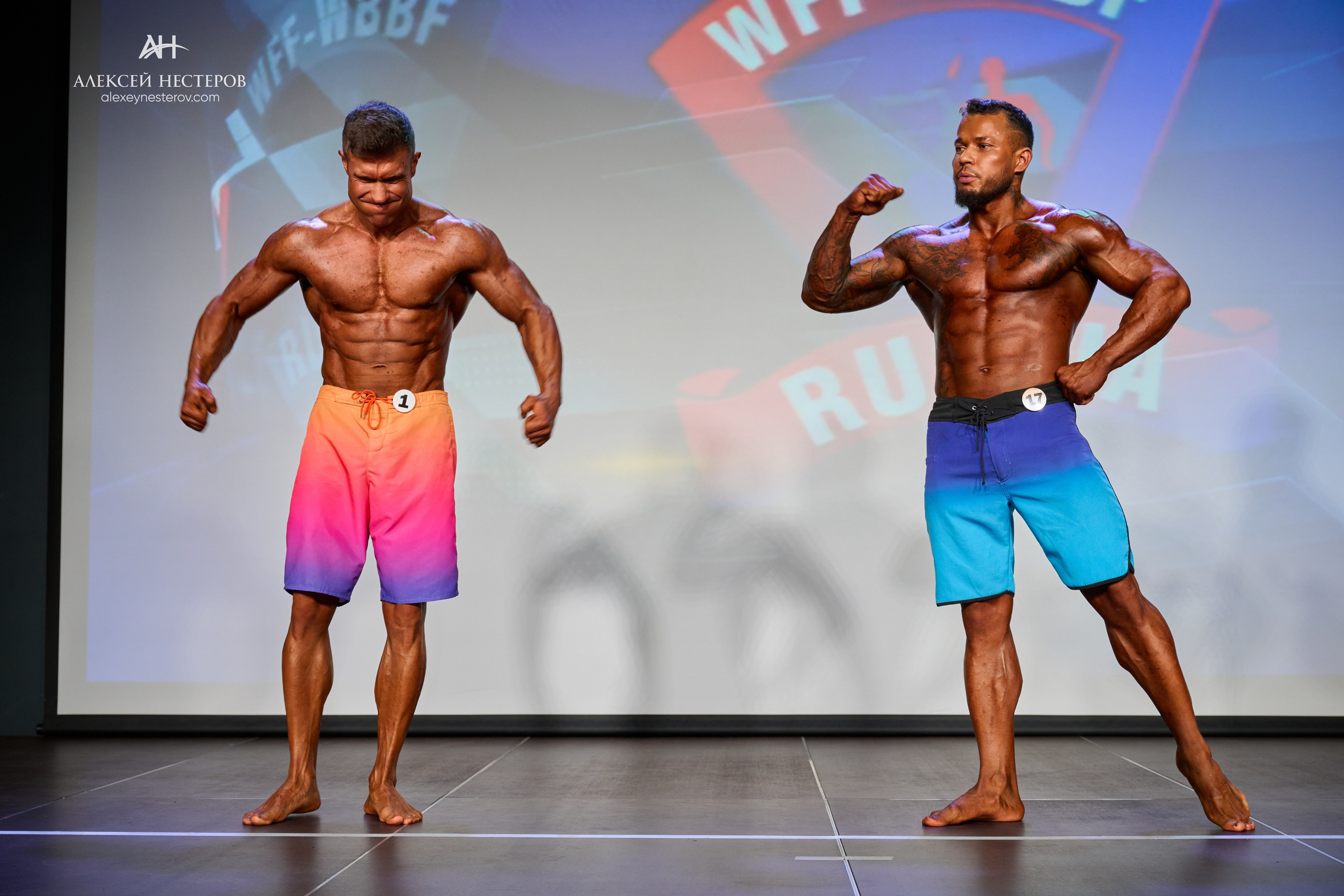 Фото с турнира «Прометей 2, WFF-WBBF Russia» 26 октября 2025. Спортивный фитнес фотограф Алексей Нестеров