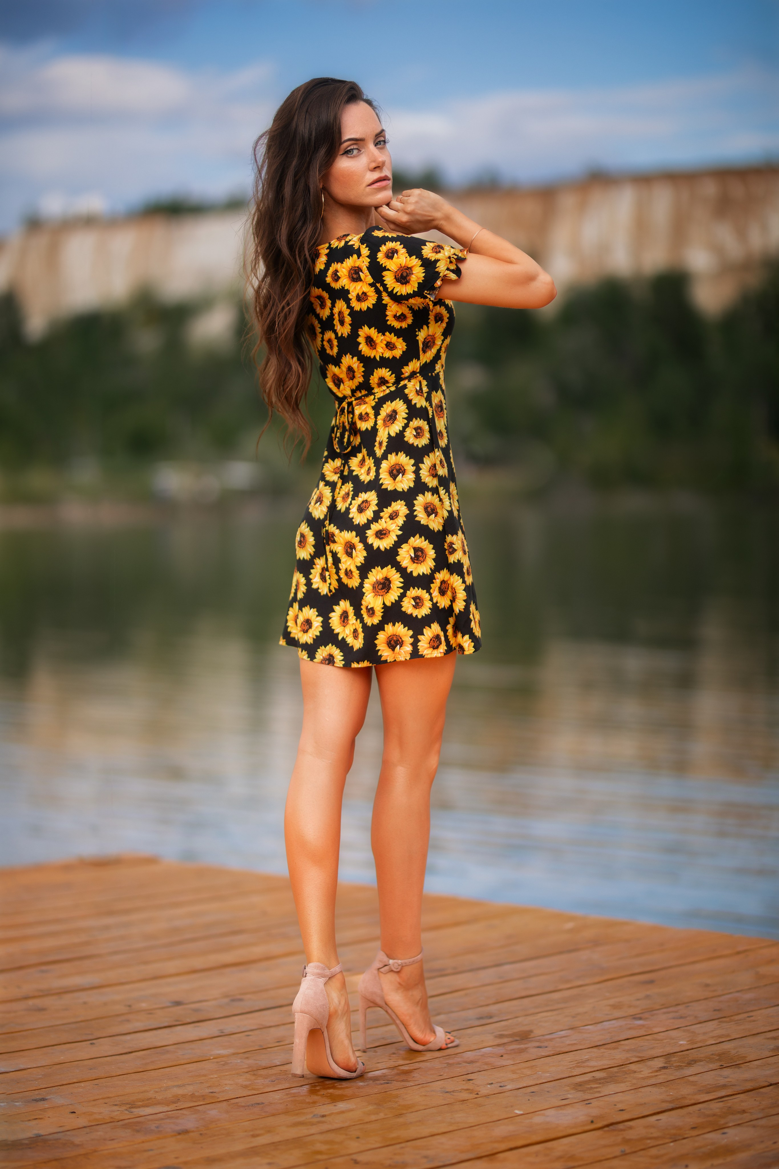 Летняя съемка с Екатериной на природе в парке Белый Колодец в формате для «себя»