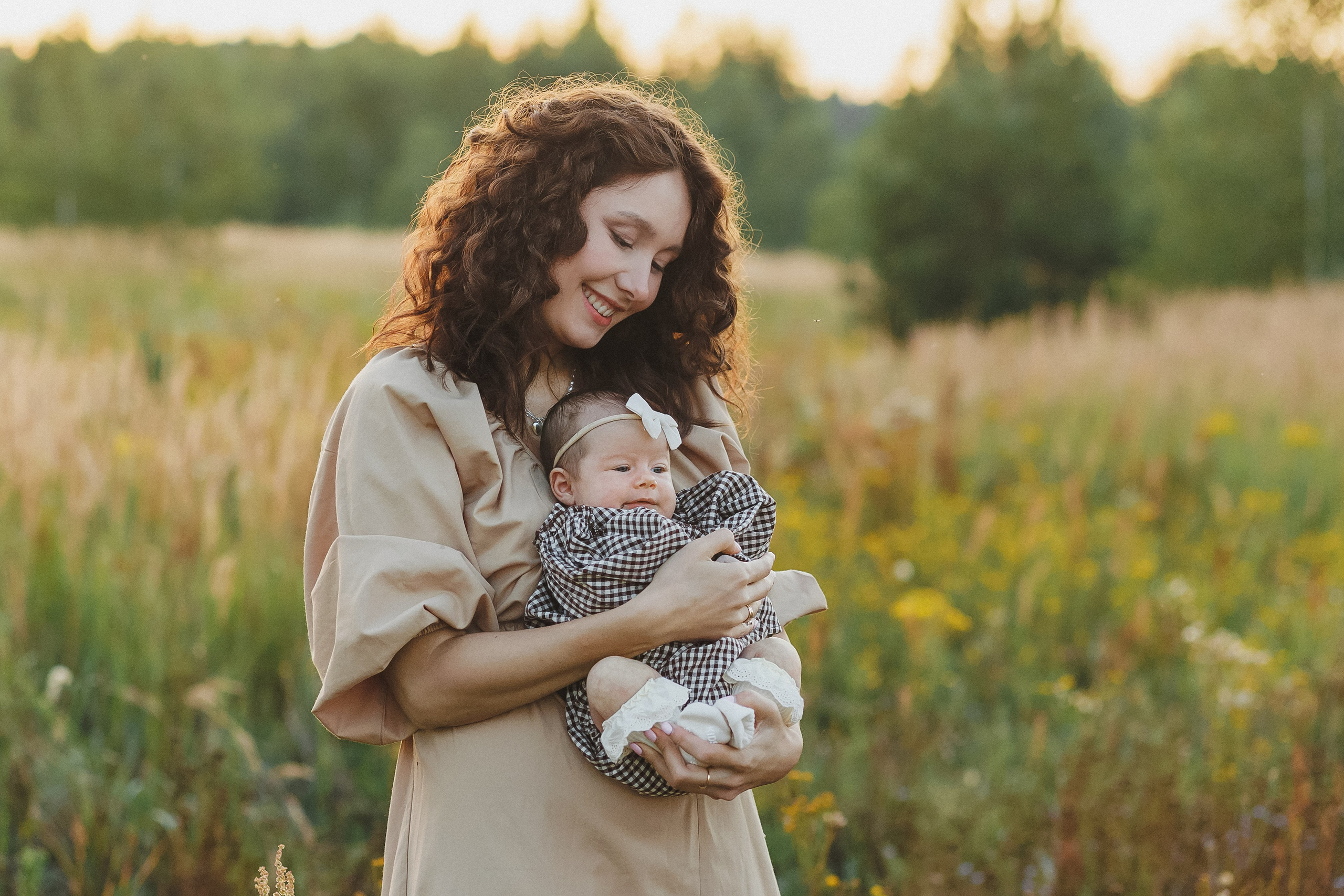 Фотосессия на природе с малышкой. Фотограф в Москве и Люберцах Анна Ушакова