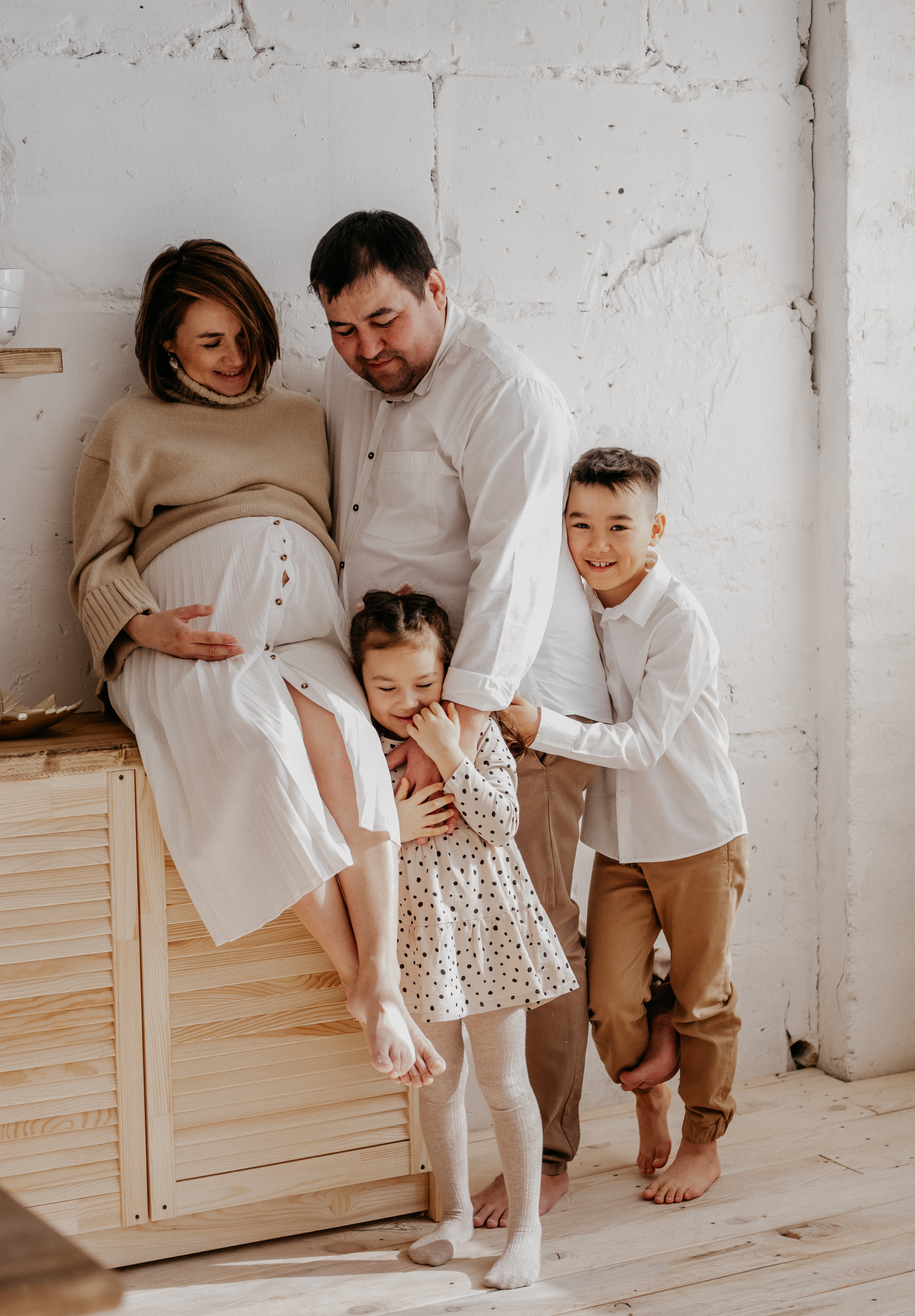 В ожидании всей семьёй. Семейный фотограф в Оренбурге Юлия Зиборева