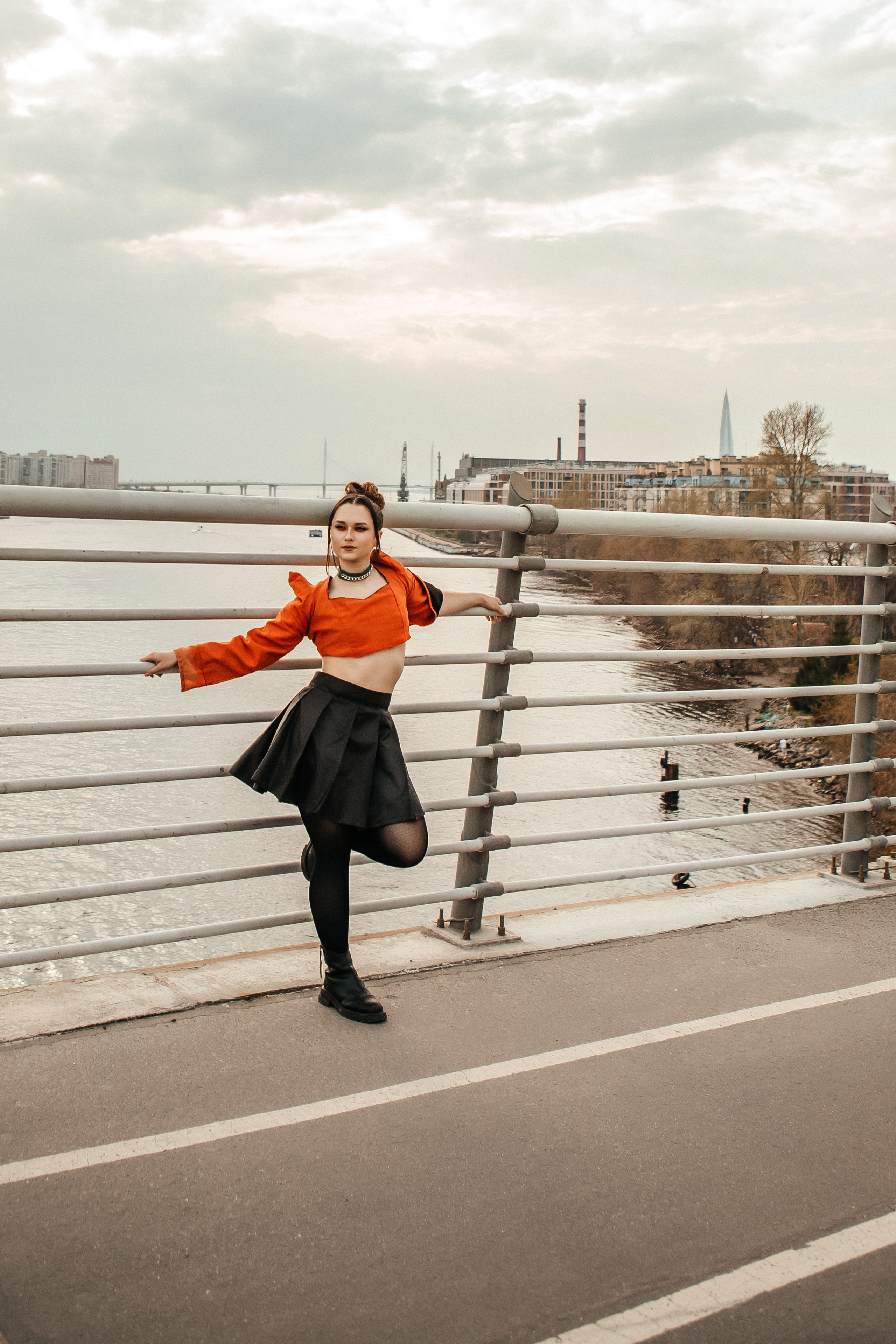 Анна — мост Бетанкура. Elena Sova — семейный и женский фотограф в Санкт-Петербурге