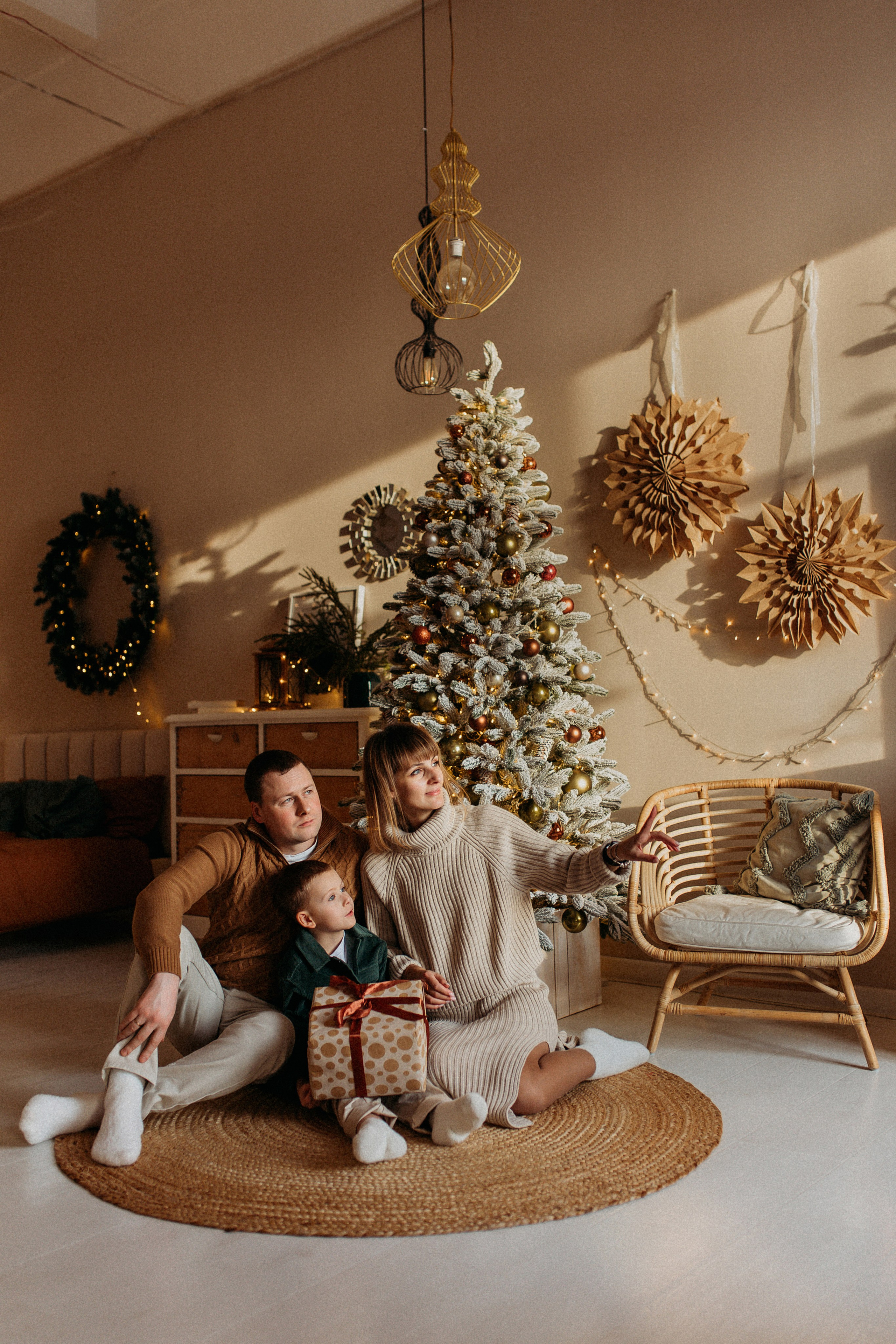 Семейная Новогодняя в студии. Фотограф Тверь. Свадебные, семейные, индивидуальные фотосессии