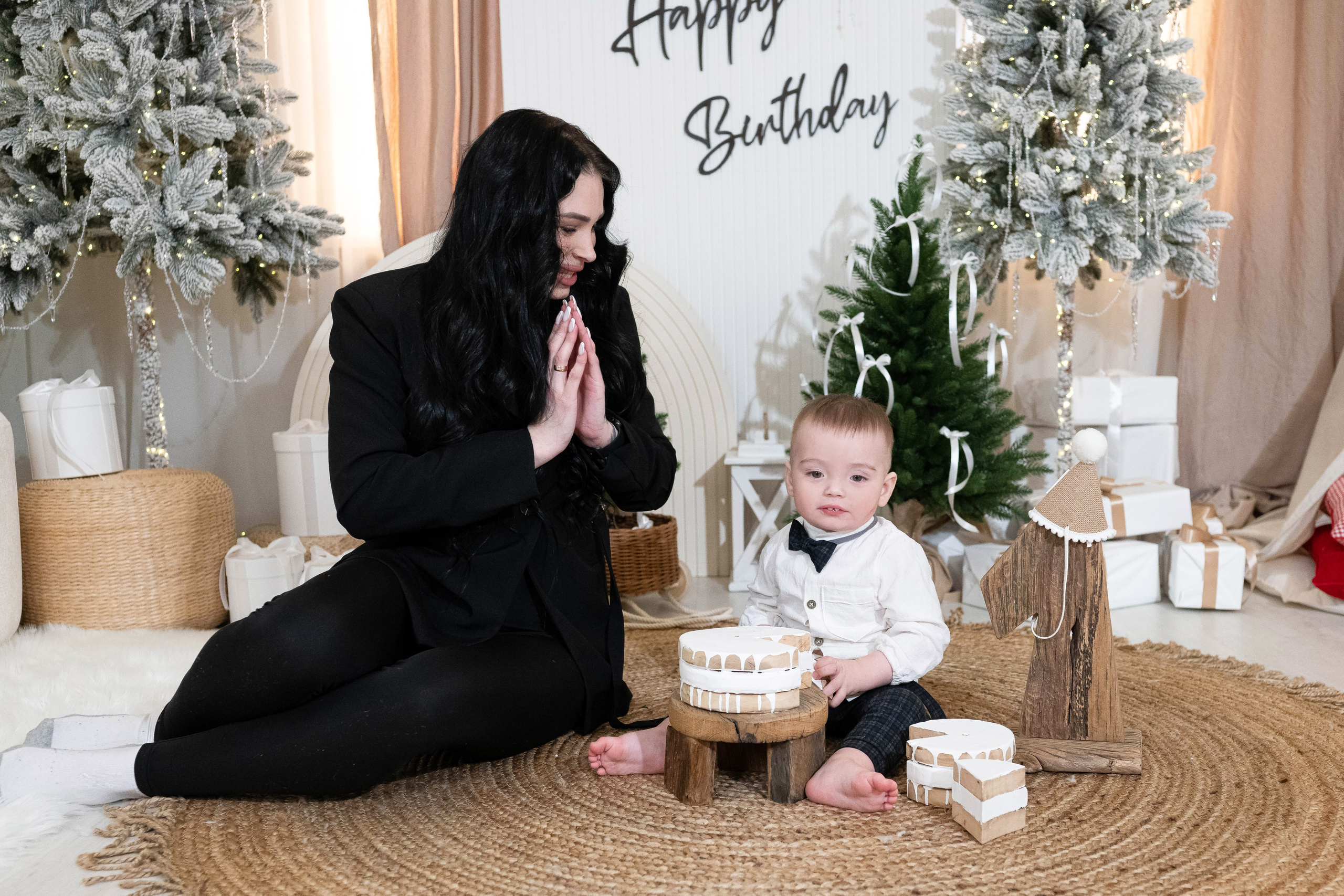 Мой Первый Годик. Роман. Семейный и детский фотограф в Красноярске Мила Черкасова