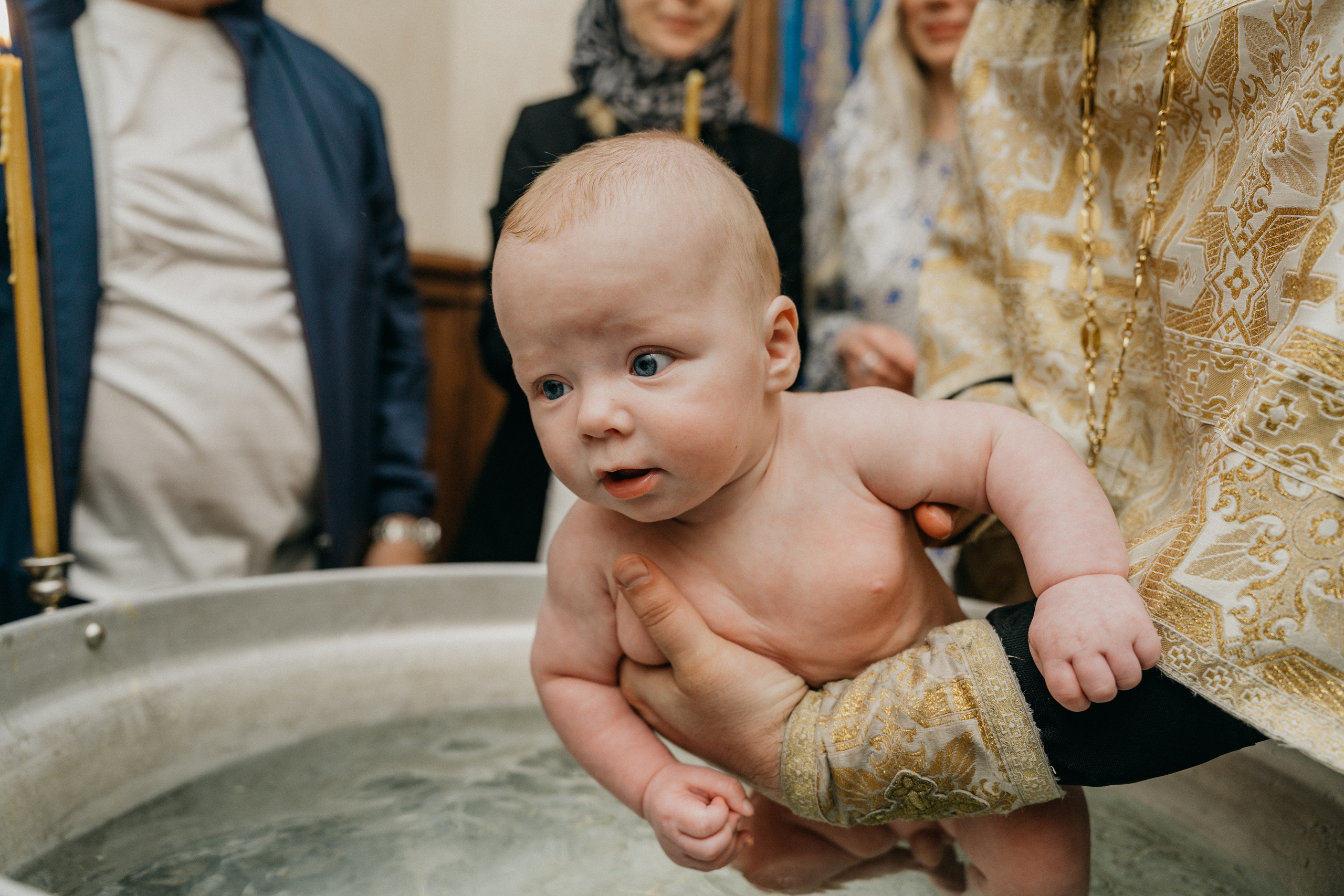 Крещение Марка и Майи. Фотограф Никита Комаров