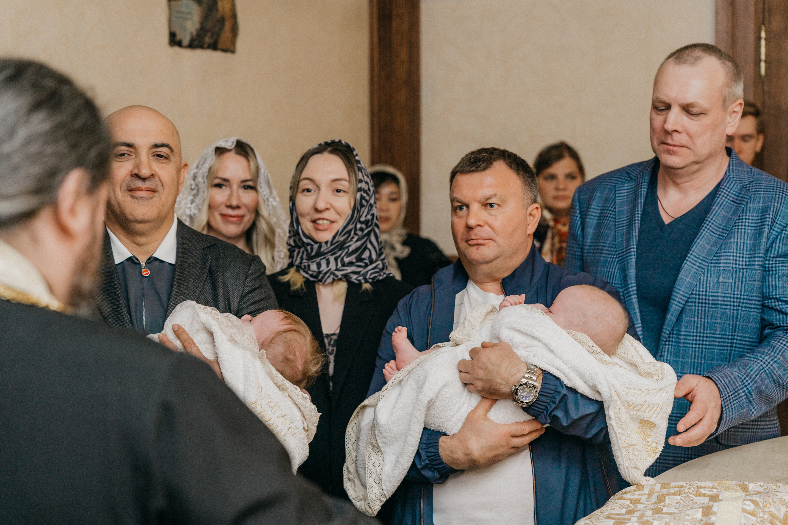 Крещение Марка и Майи. Фотограф Никита Комаров