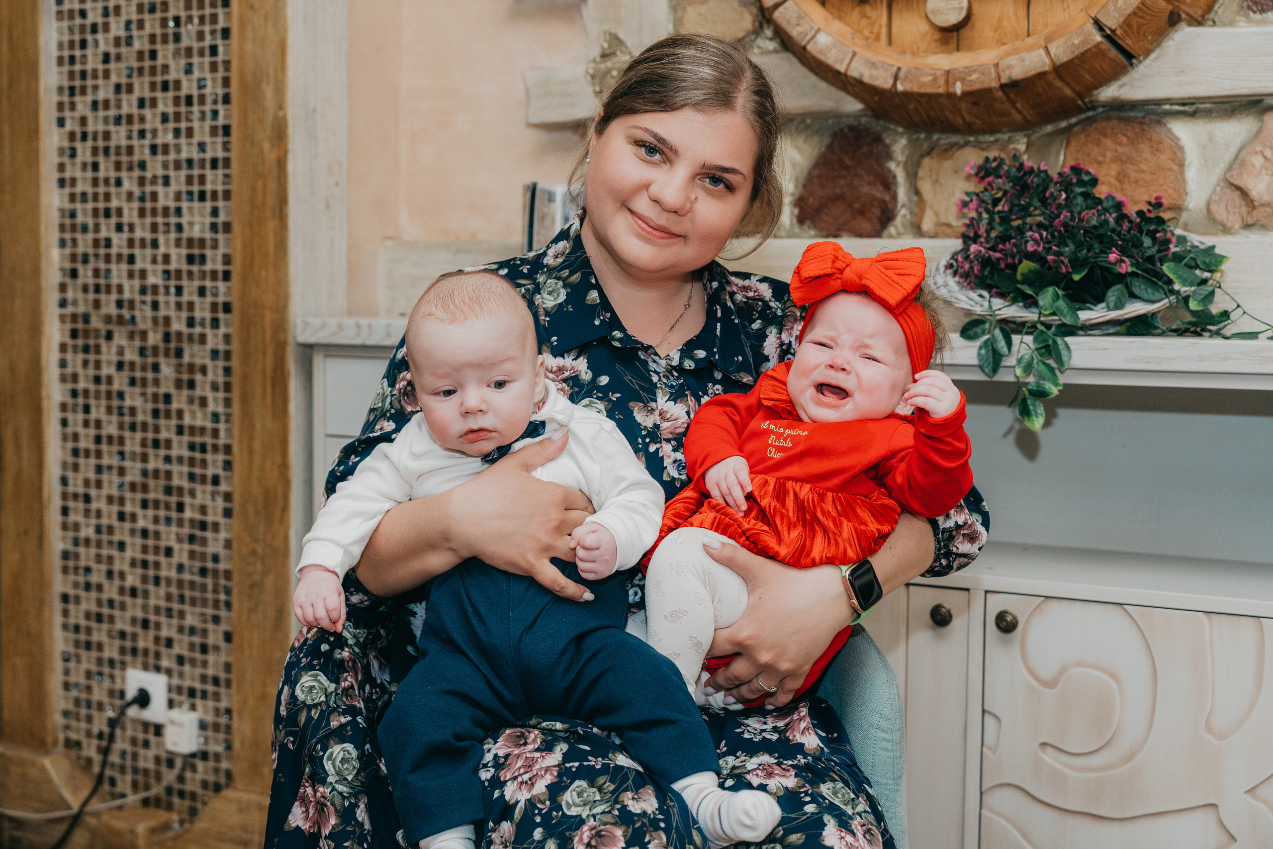 Крещение Марка и Майи. Фотограф Никита Комаров