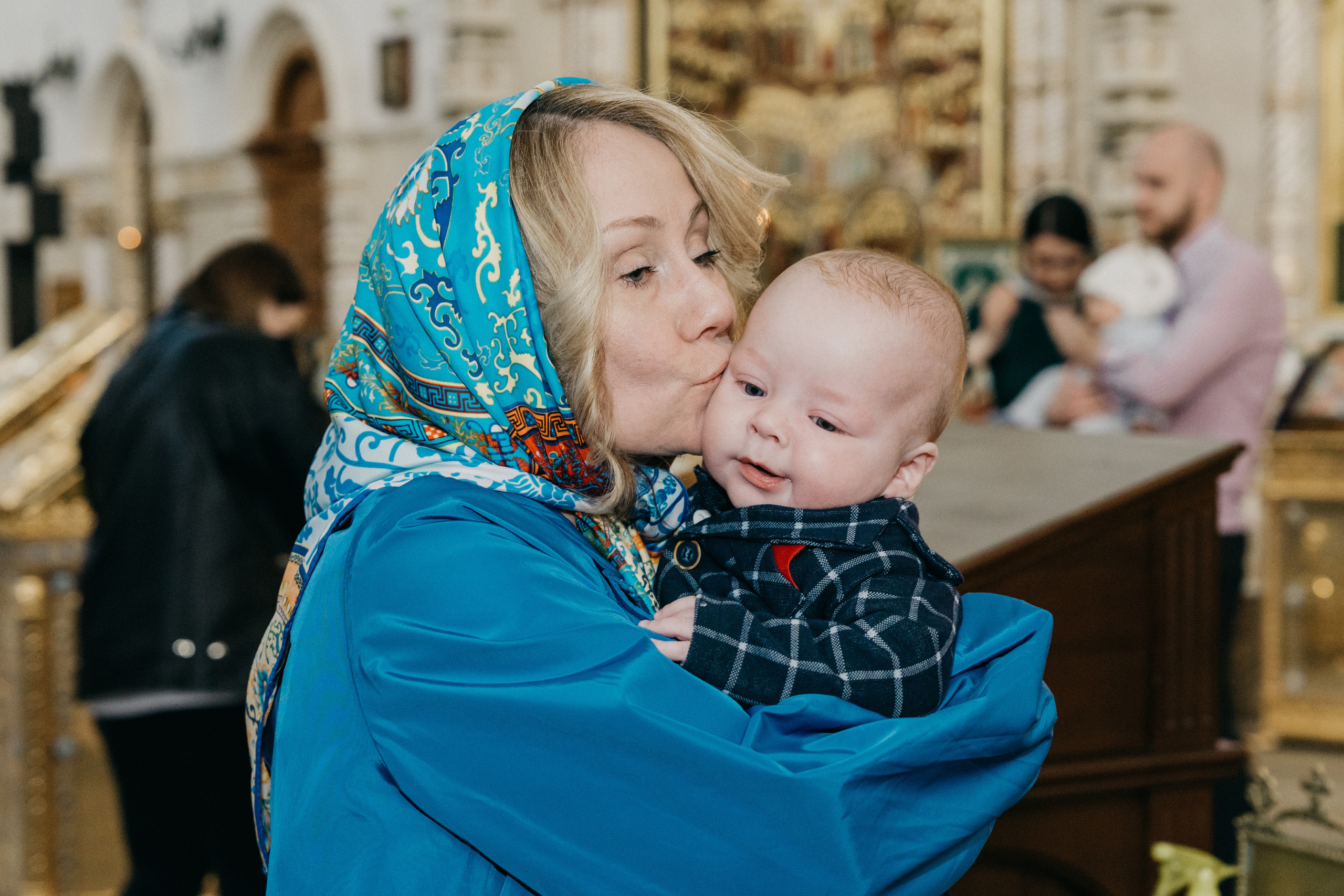 Крещение Марка и Майи. Фотограф Никита Комаров