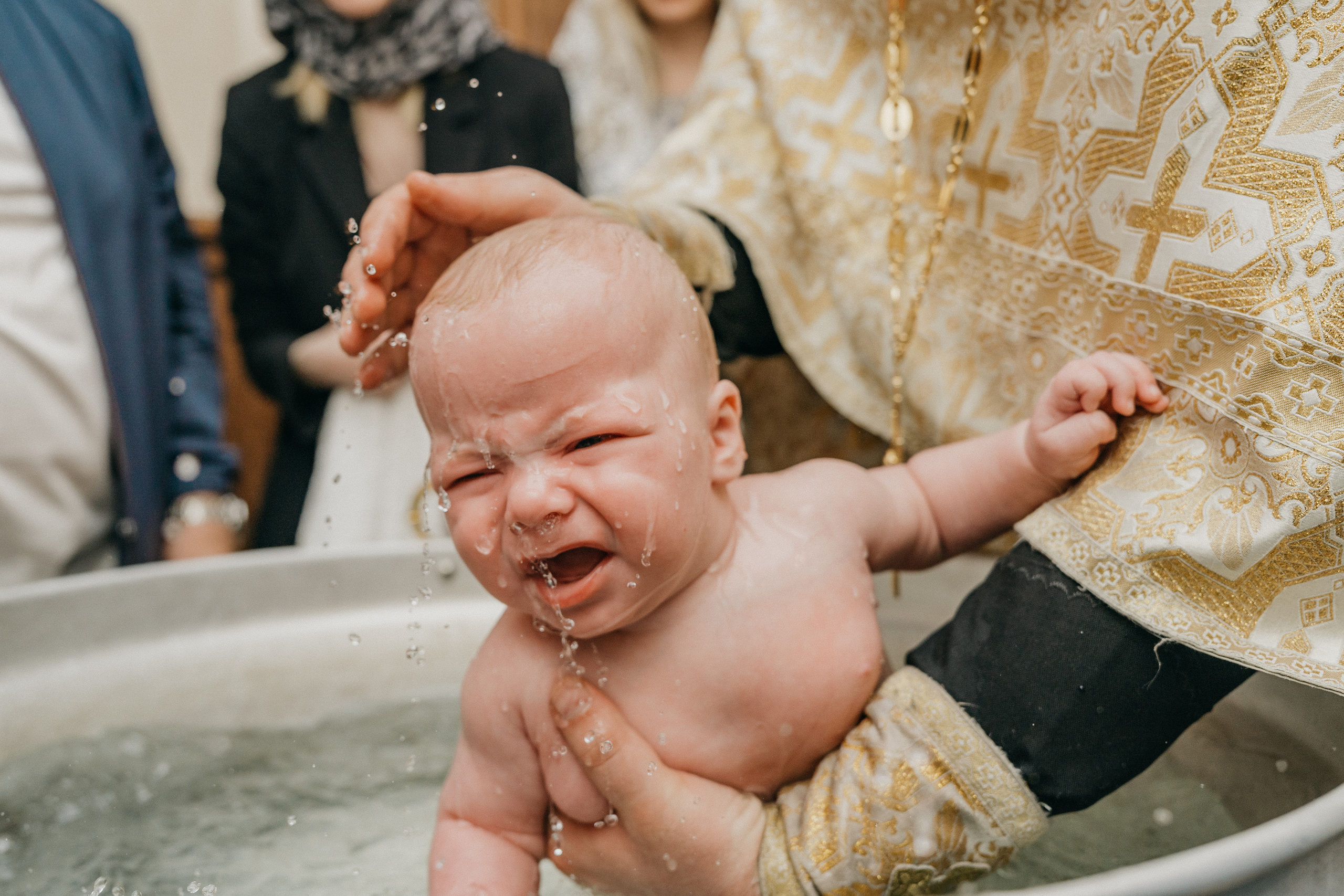 Крещение Марка и Майи. Фотограф Никита Комаров