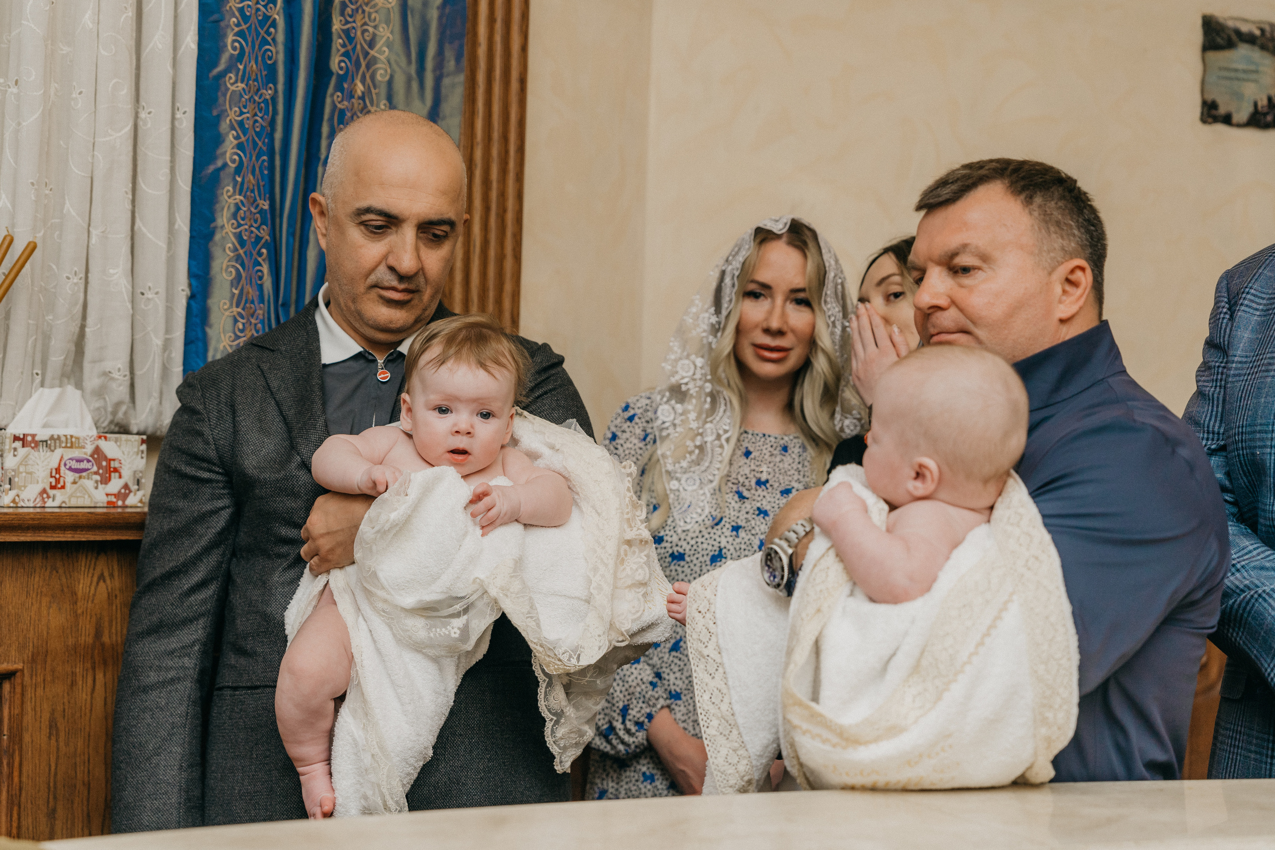 Крещение Марка и Майи. Фотограф Никита Комаров