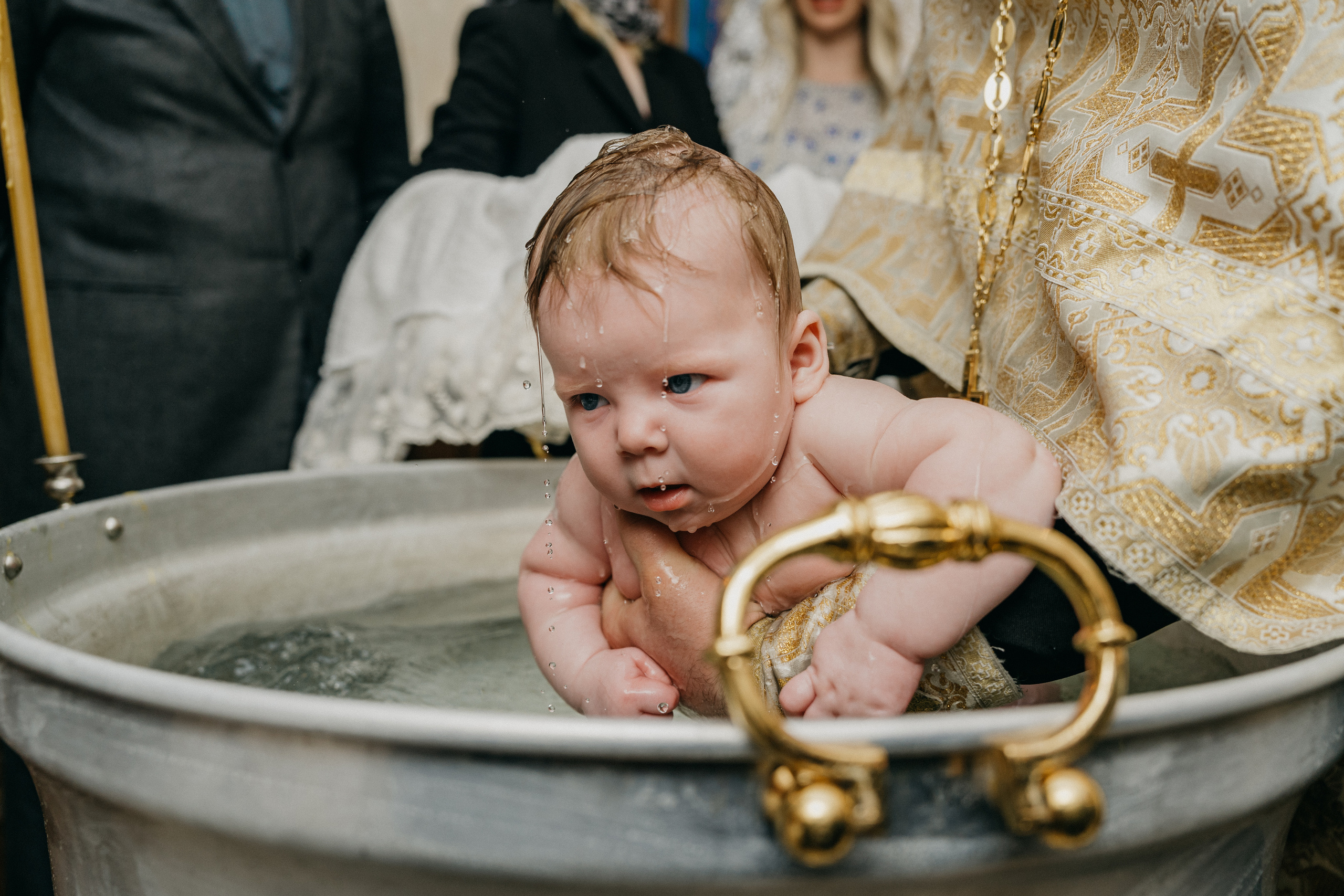 Крещение Марка и Майи. Фотограф Никита Комаров