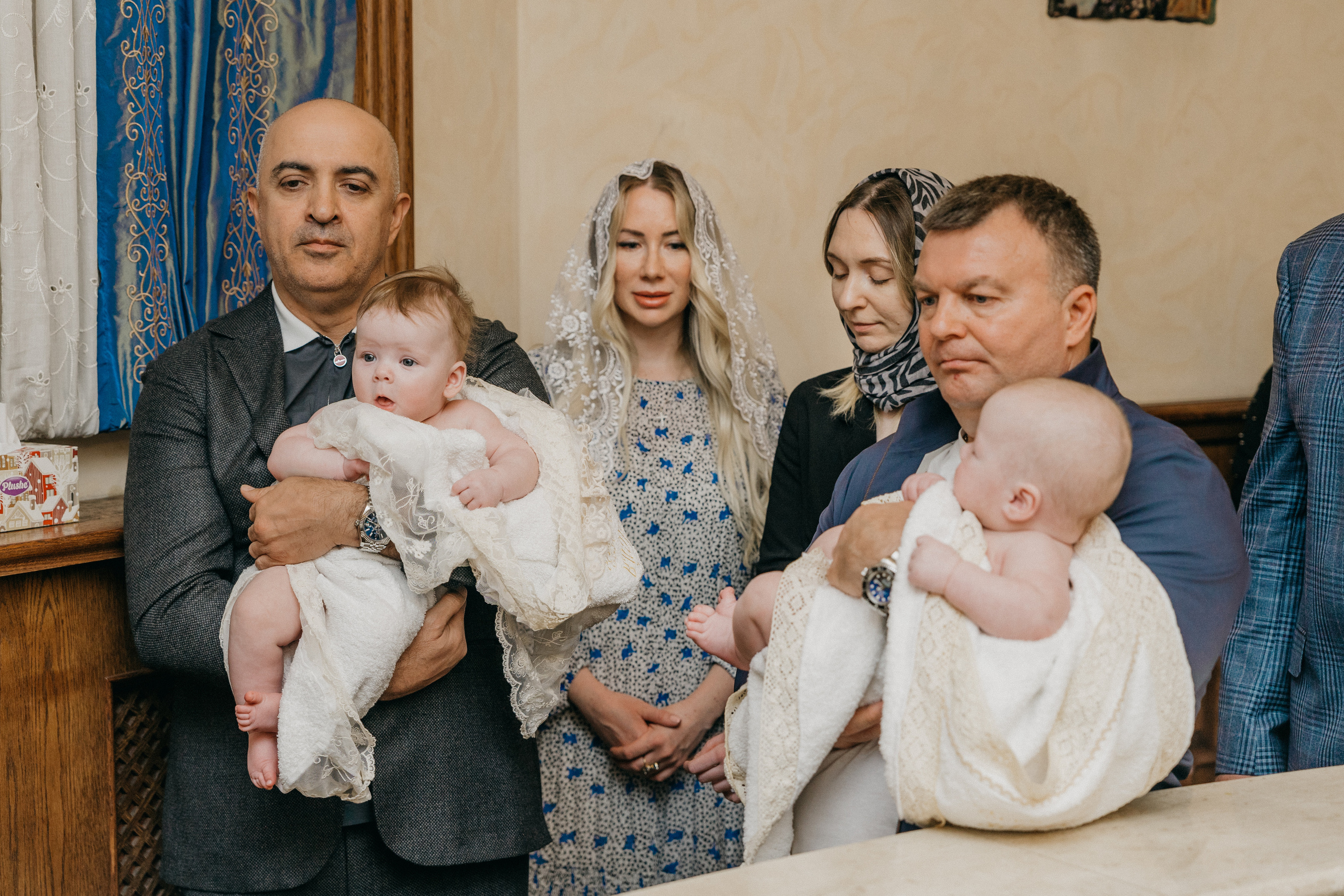 Крещение Марка и Майи. Фотограф Никита Комаров