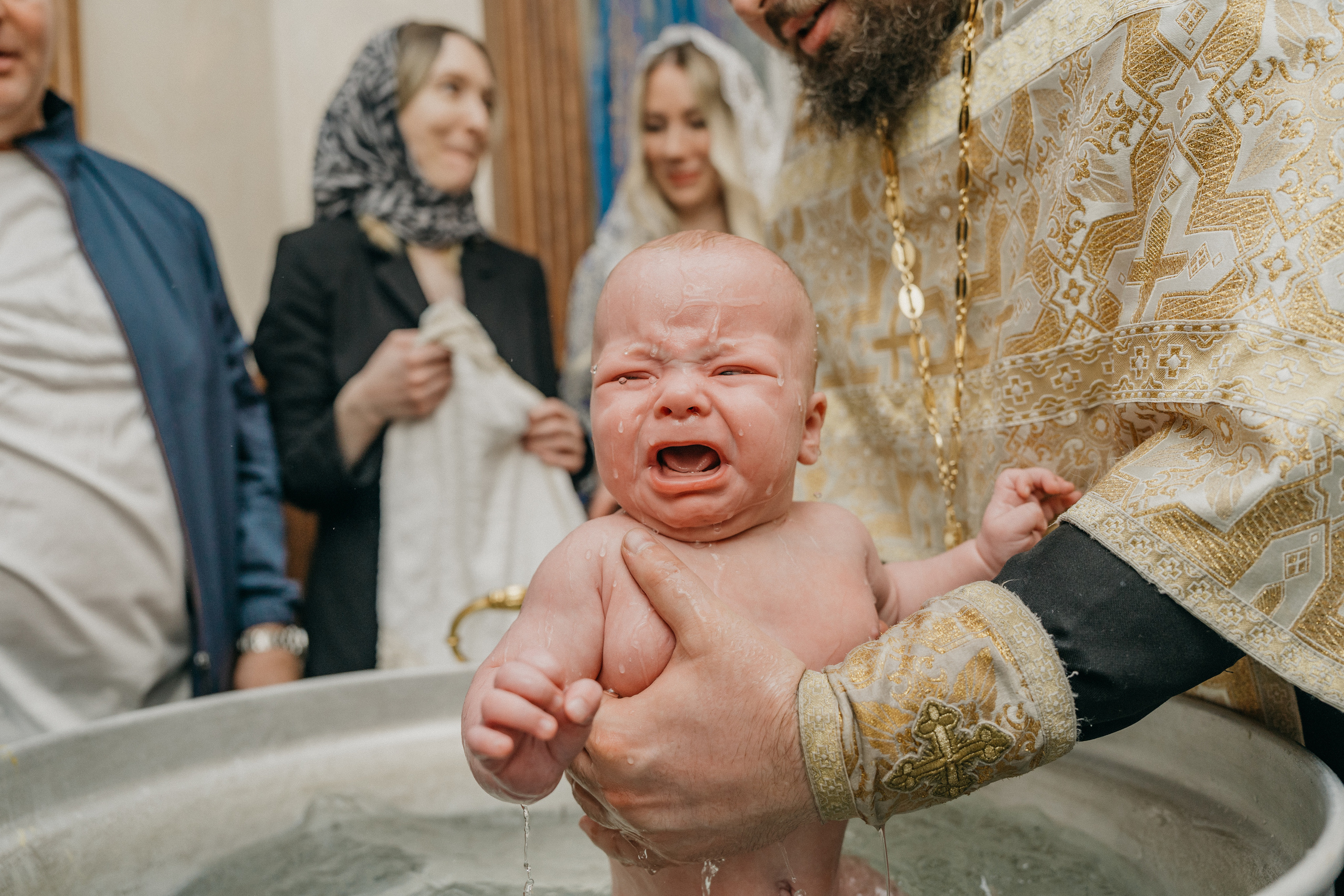 Крещение Марка и Майи. Фотограф Никита Комаров
