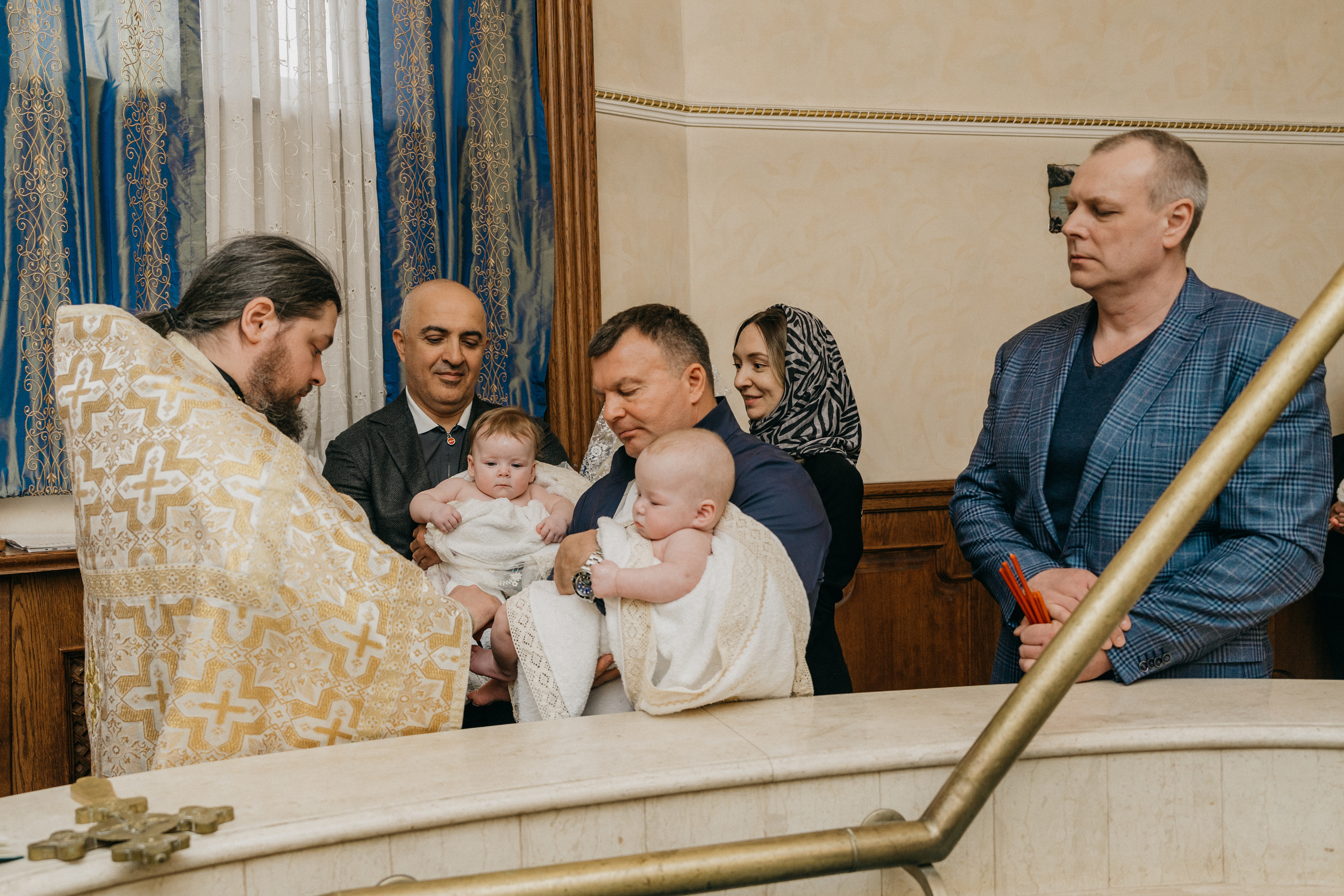 Крещение Марка и Майи. Фотограф Никита Комаров
