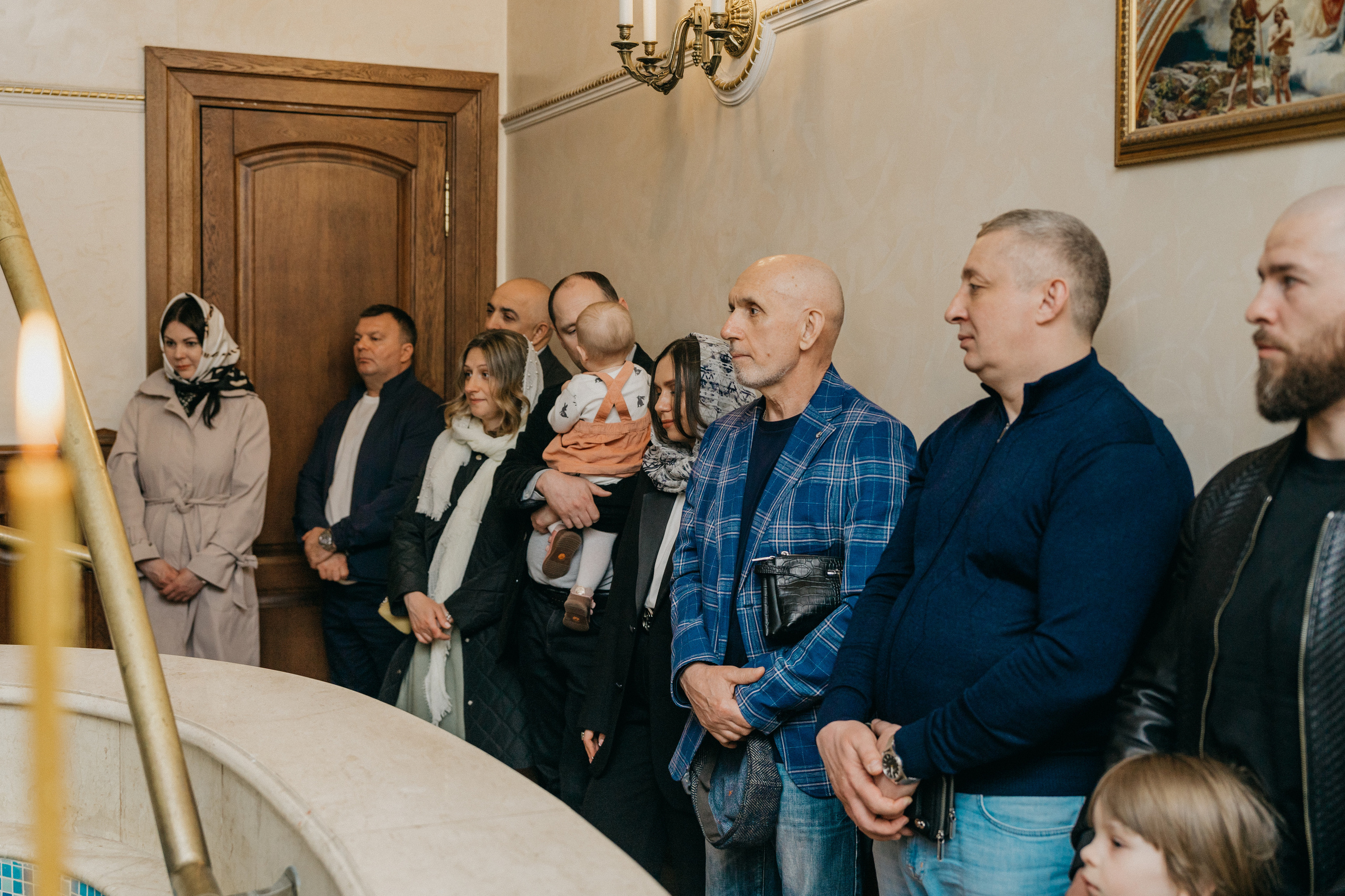 Крещение Марка и Майи. Фотограф Никита Комаров