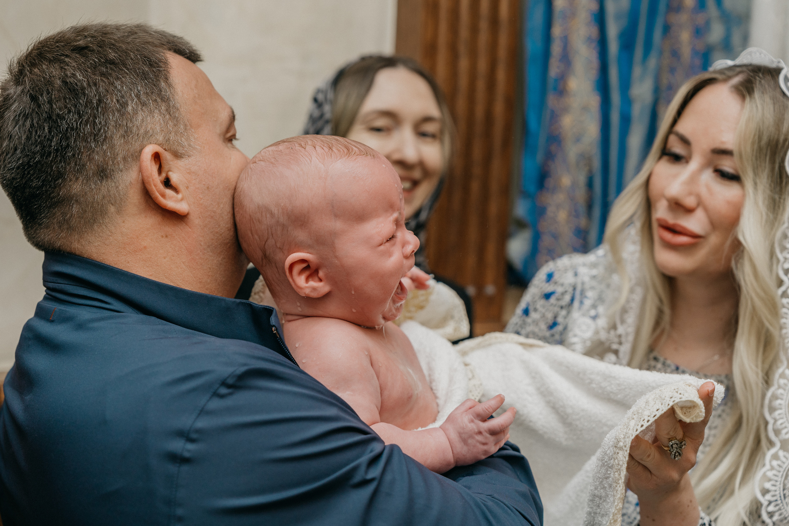 Крещение Марка и Майи. Фотограф Никита Комаров