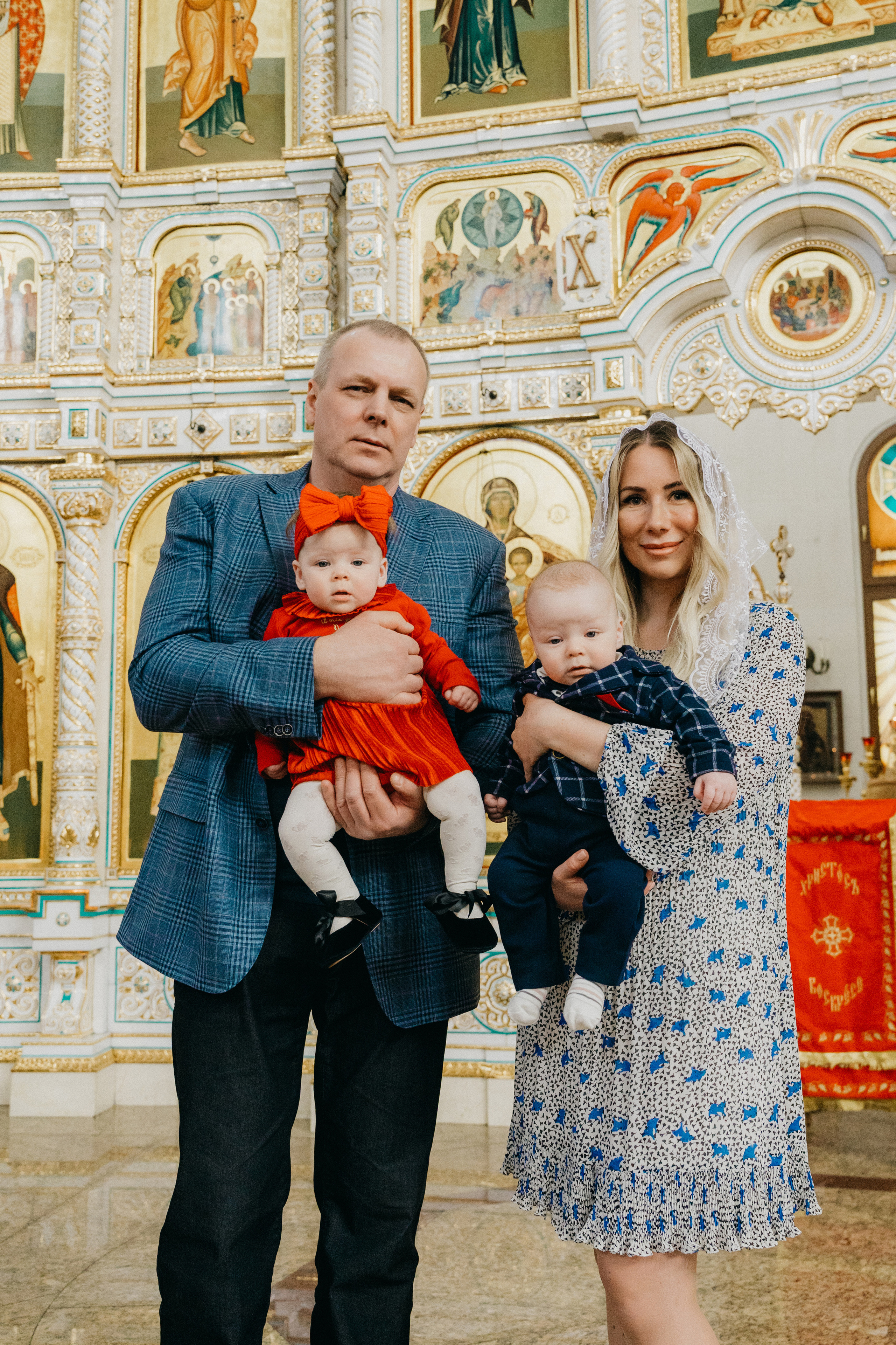 Крещение Марка и Майи. Фотограф Никита Комаров