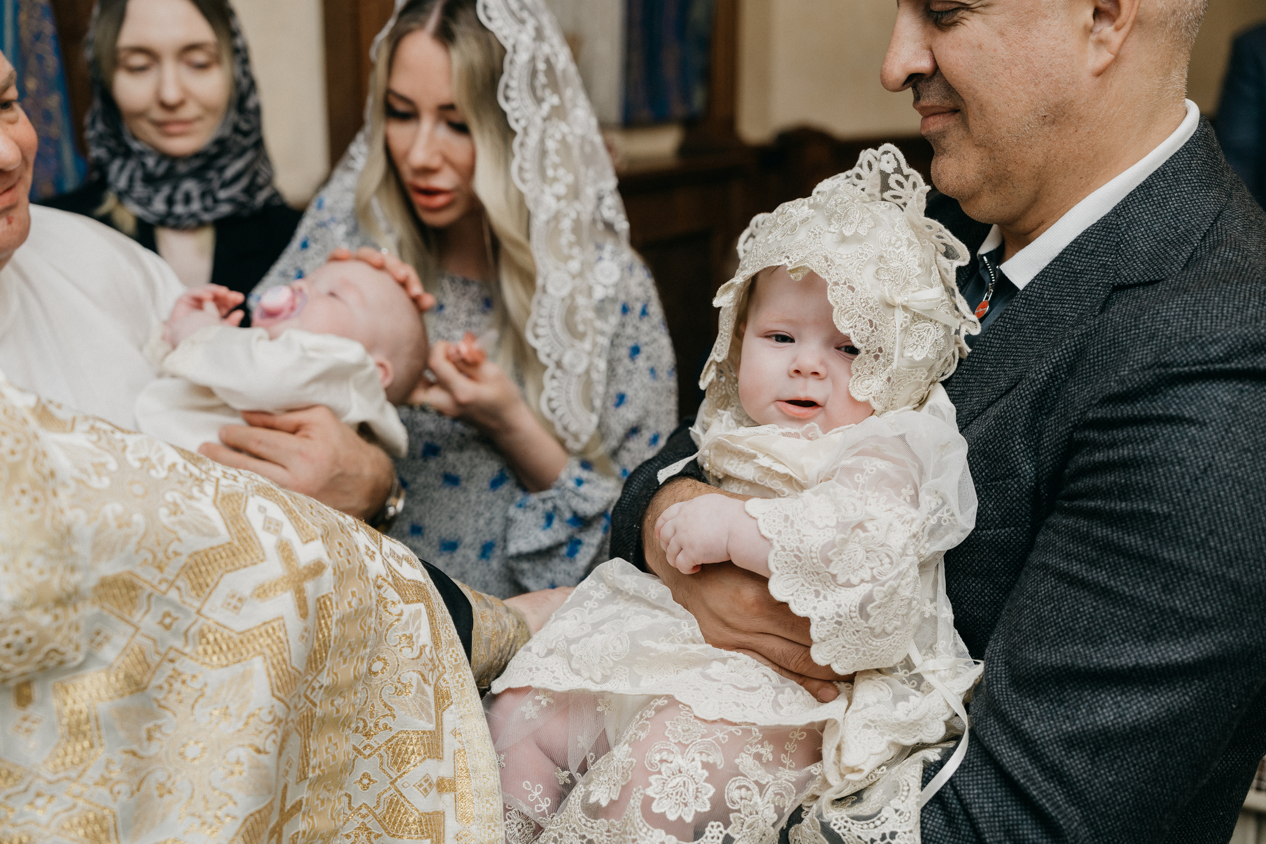 Крещение Марка и Майи. Фотограф Никита Комаров