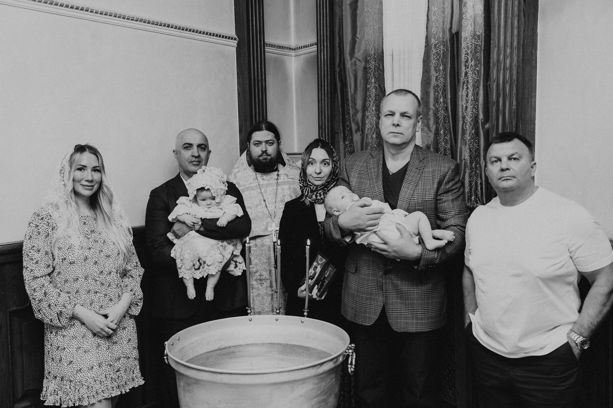 Крещение Марка и Майи. Фотограф Никита Комаров