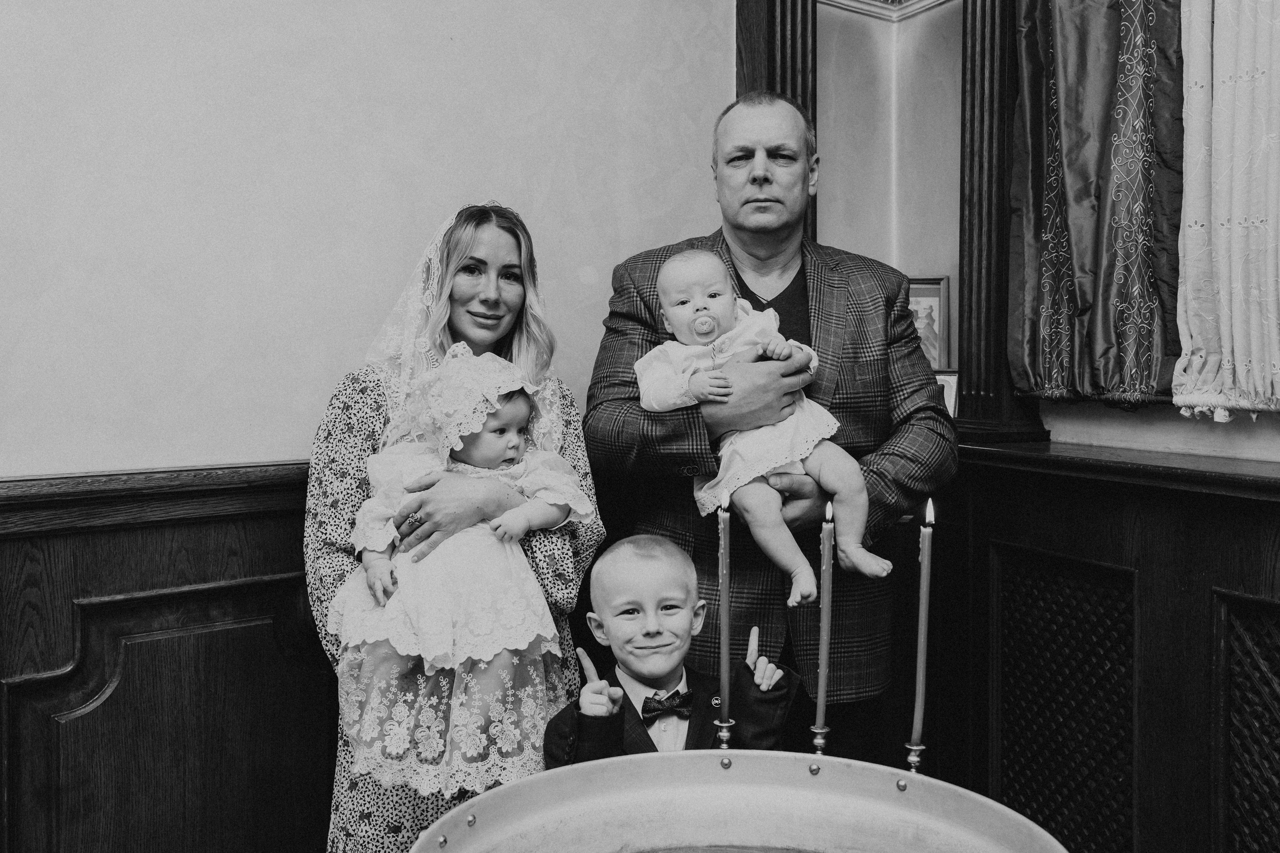 Крещение Марка и Майи. Фотограф Никита Комаров