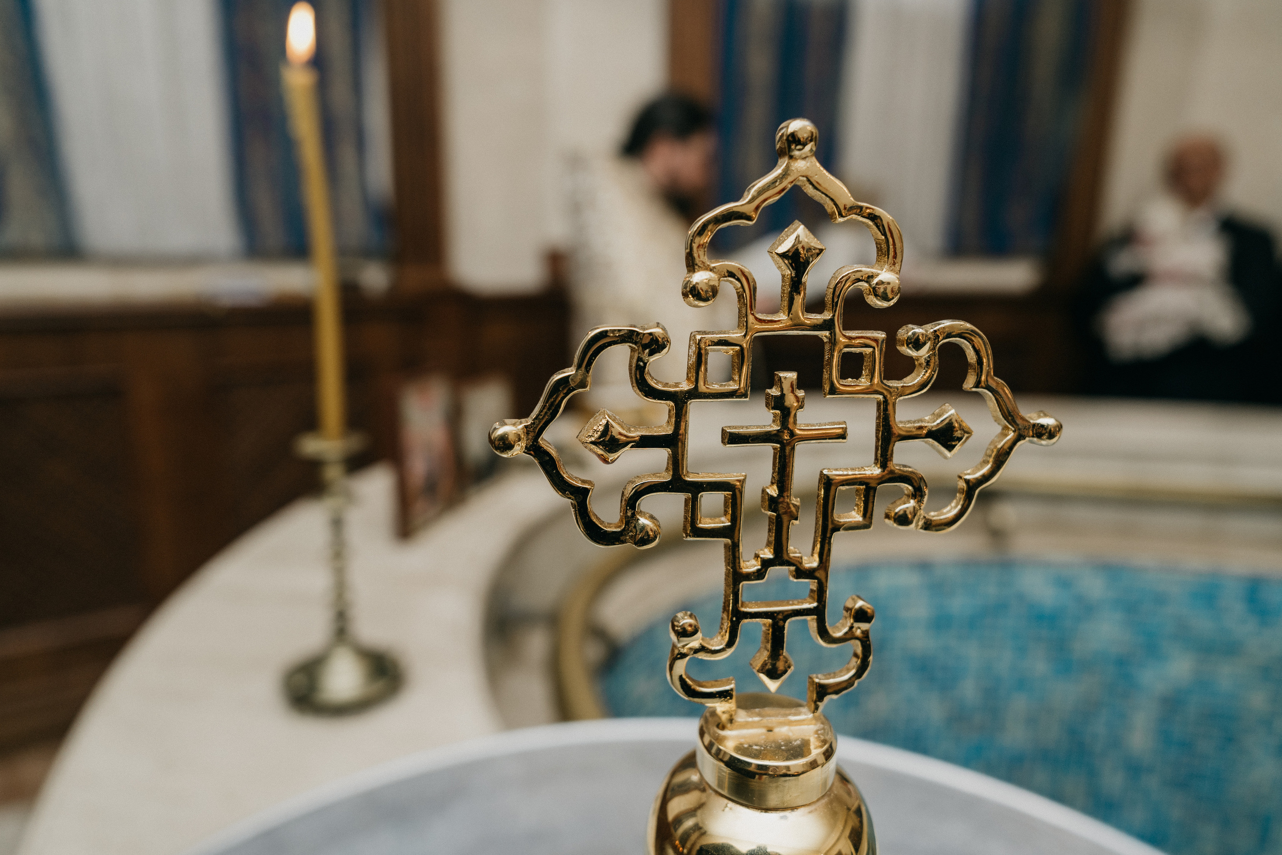 Крещение Марка и Майи. Фотограф Никита Комаров