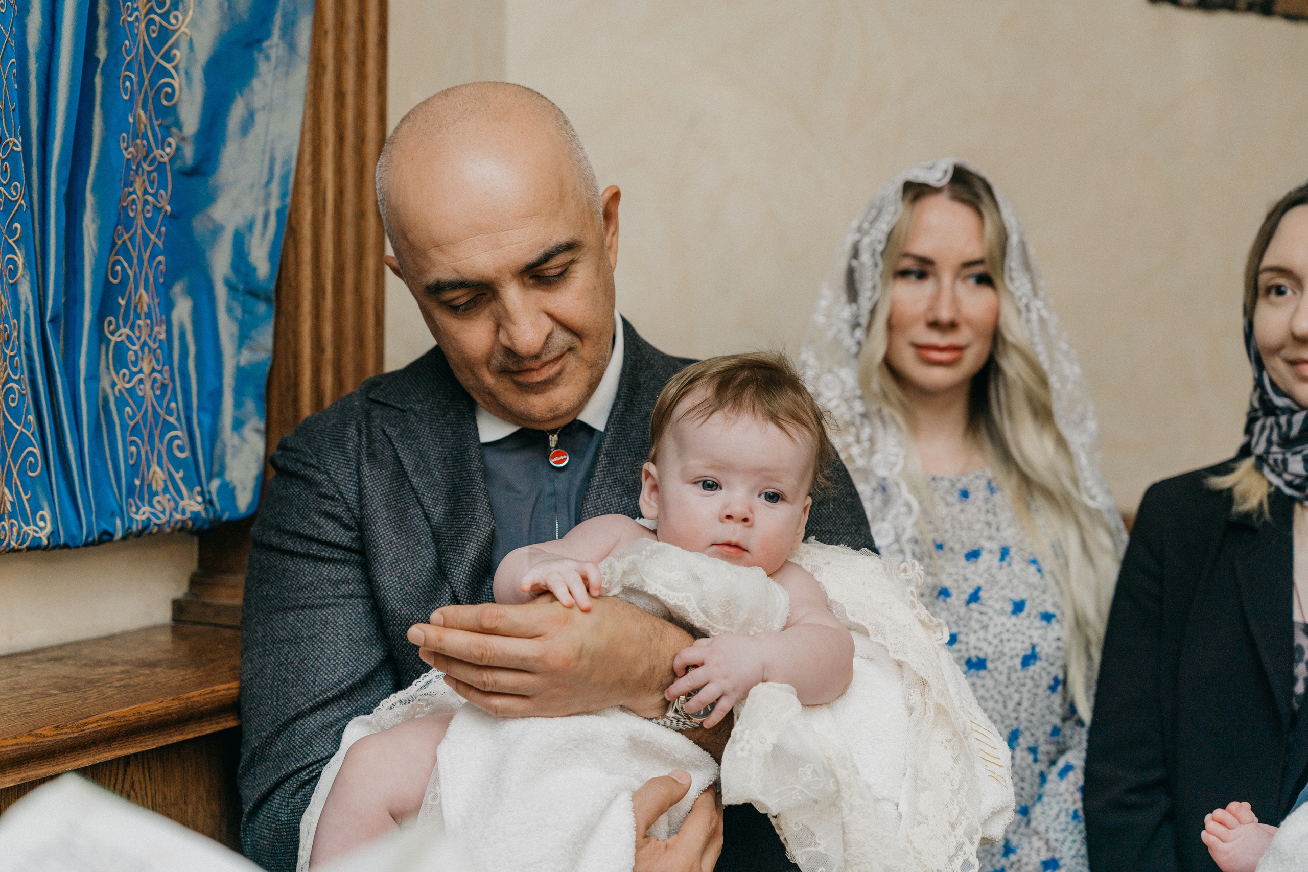 Крещение Марка и Майи. Фотограф Никита Комаров