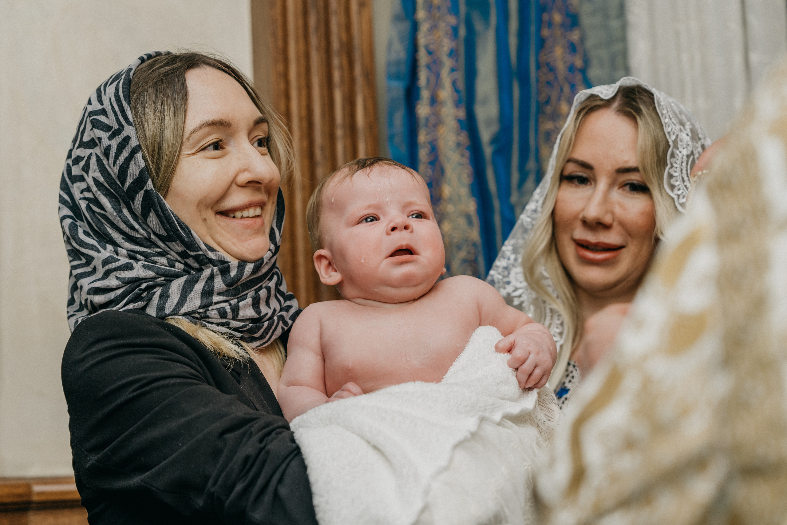 Крещение Марка и Майи. Фотограф Никита Комаров